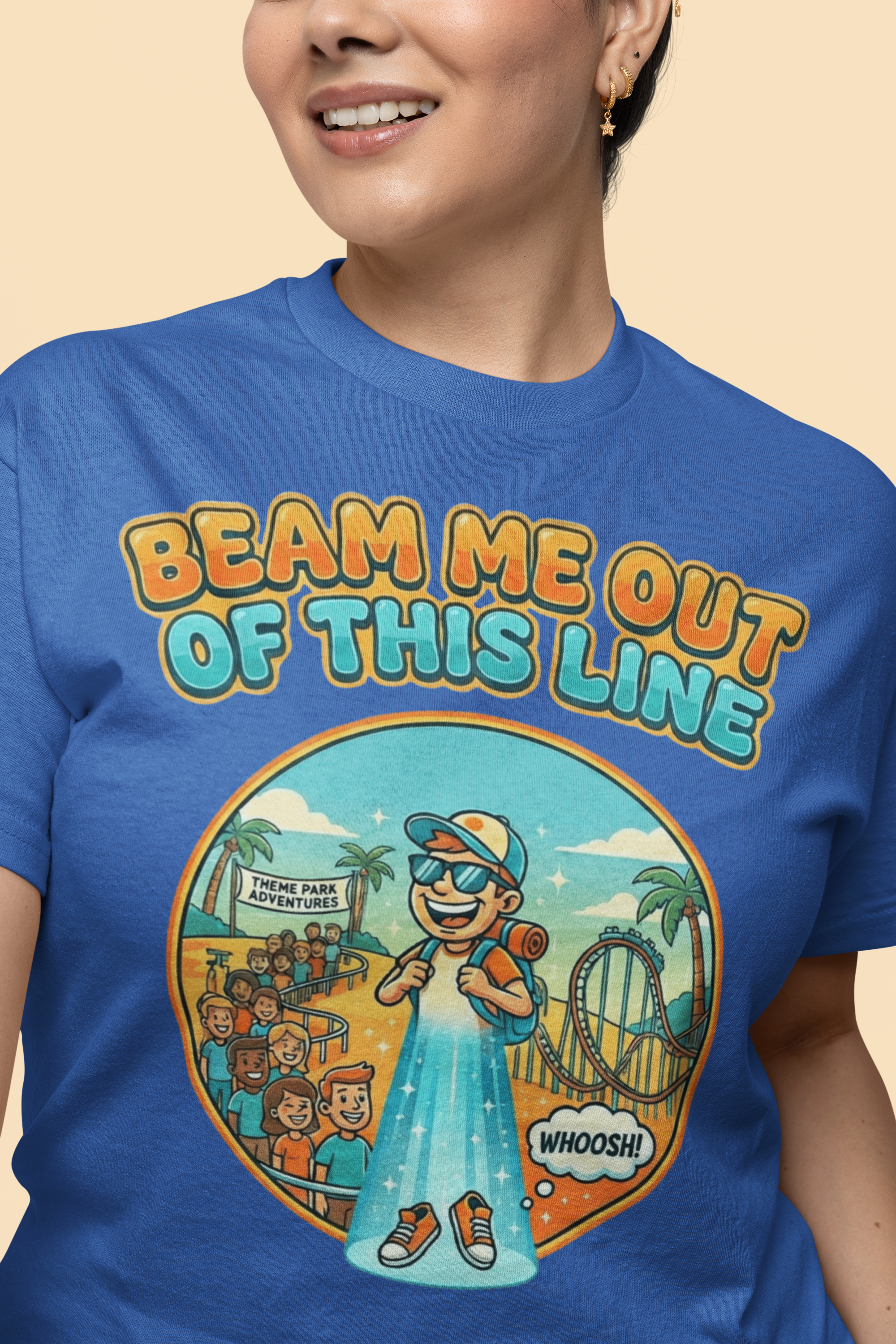 Beam Me Out of This Line Tee