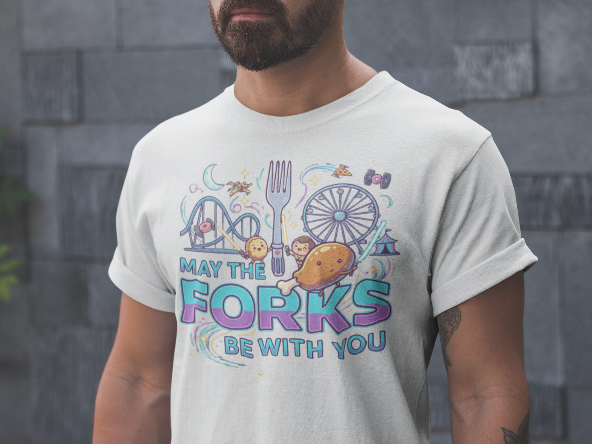 May the Forks Be With You Tee