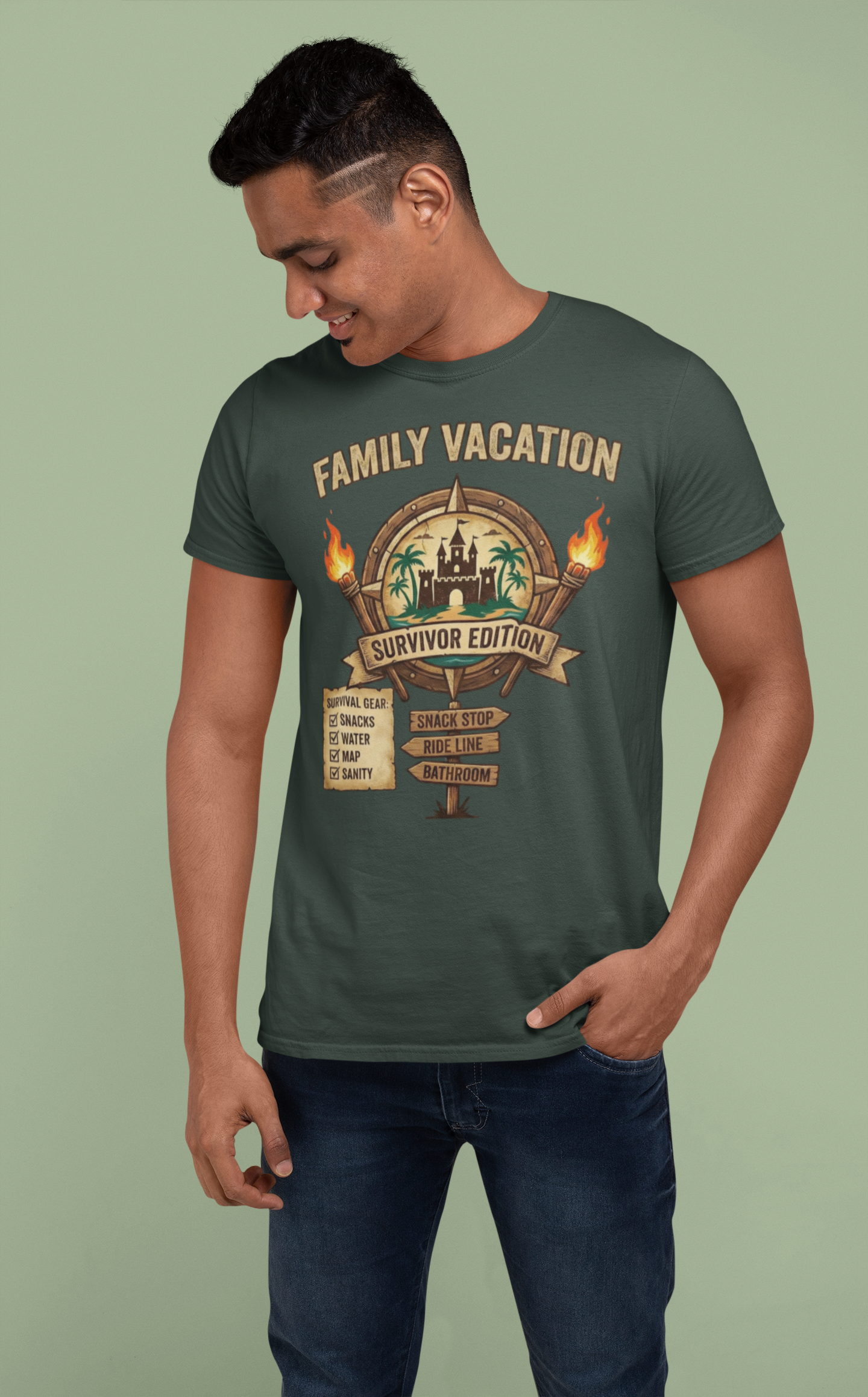 Family Vacation Survivor Tee