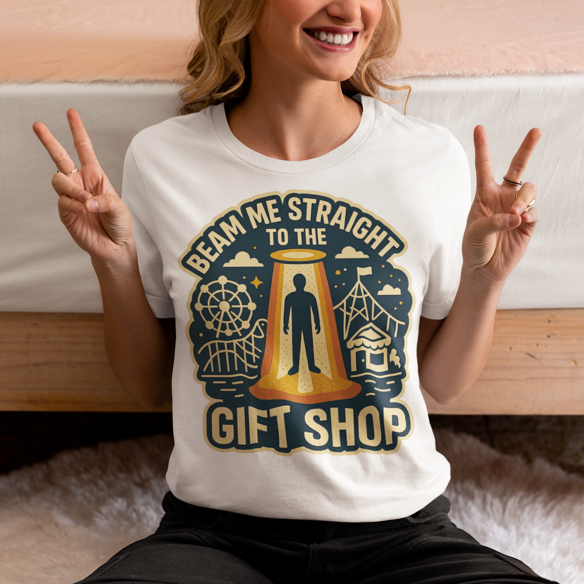 Beam Me Straight to the Gift Shop Tee – Merch First Energy