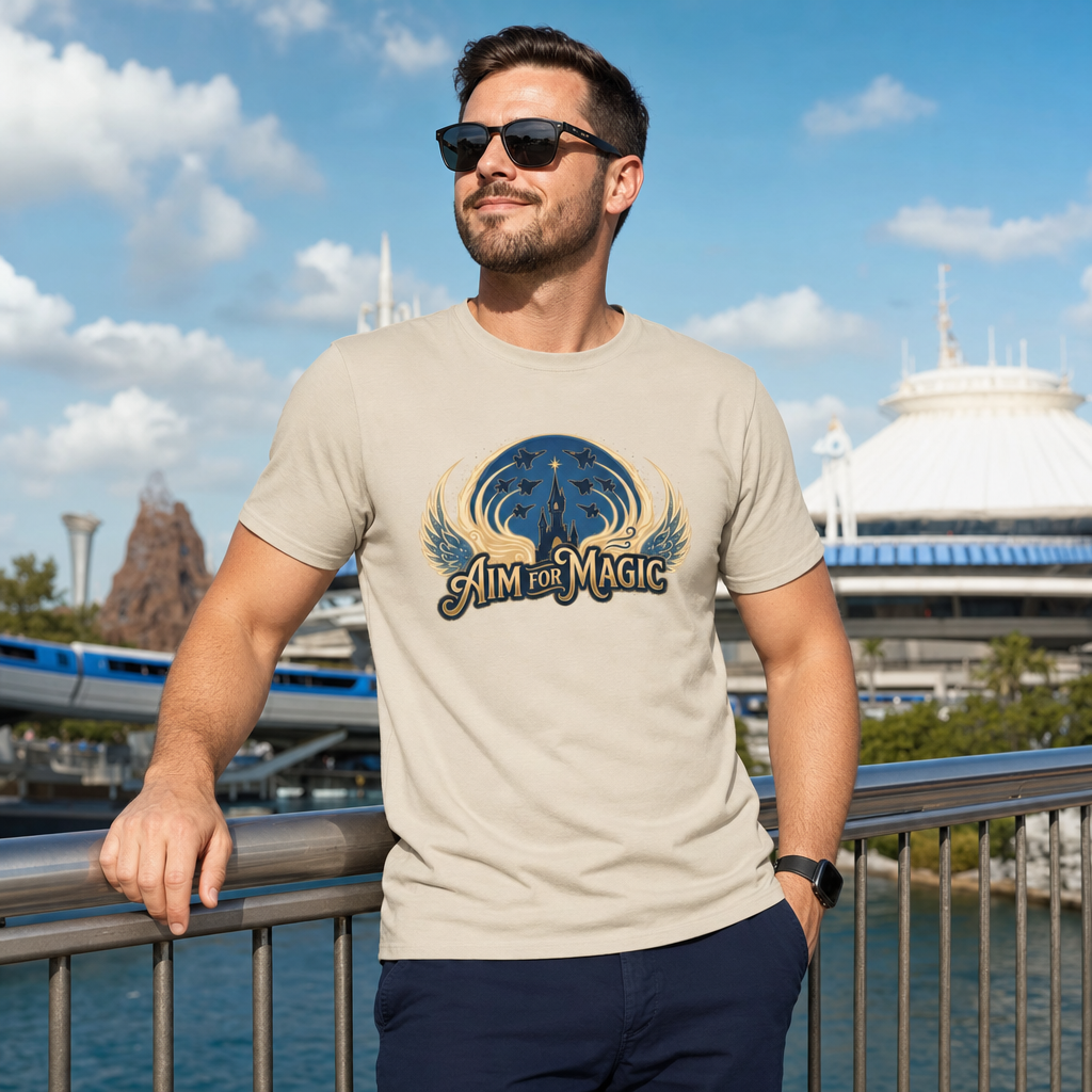Aim for Magic Air Force Inspired Theme Park T-Shirt