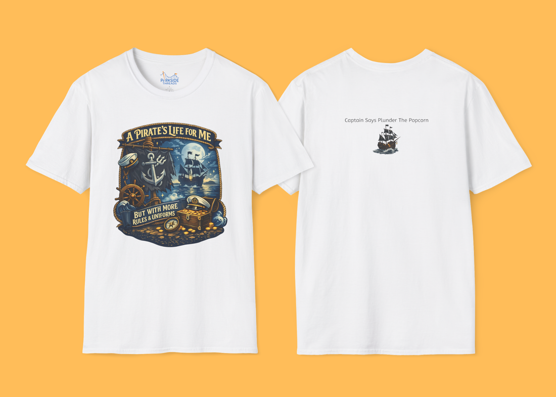 Pirate Life Navy Vacation Shirt