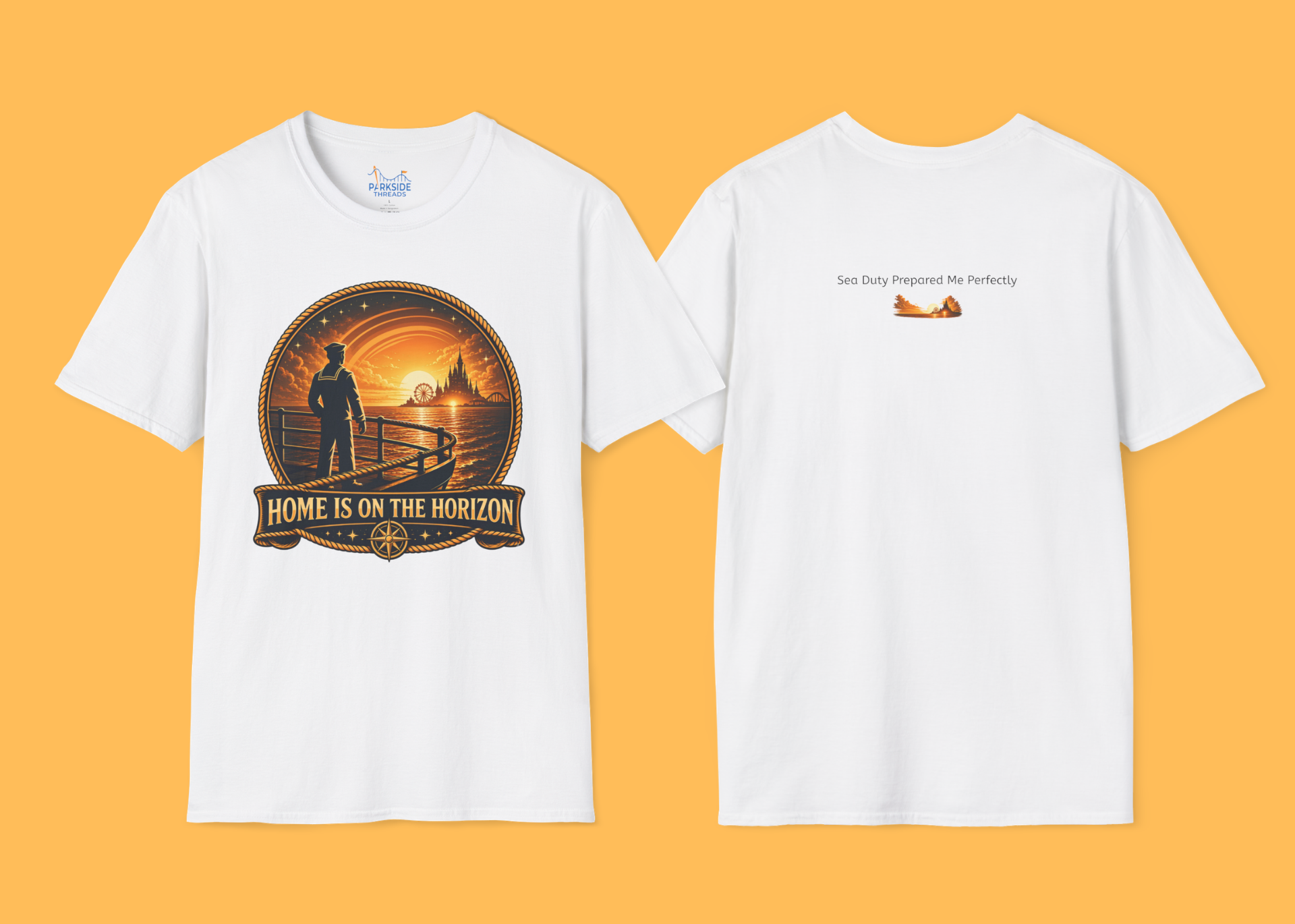 Home Is on the Horizon Navy Shirt