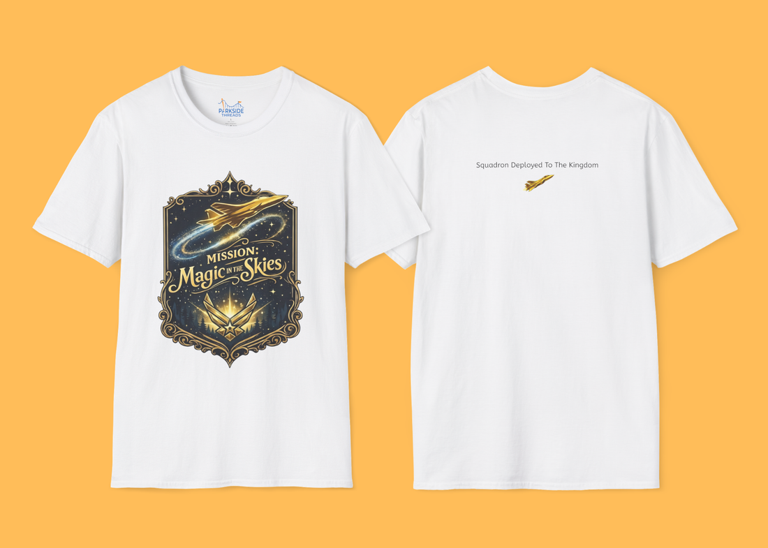 Mission Magic in the Skies Air Force Inspired Theme Park T-Shirt