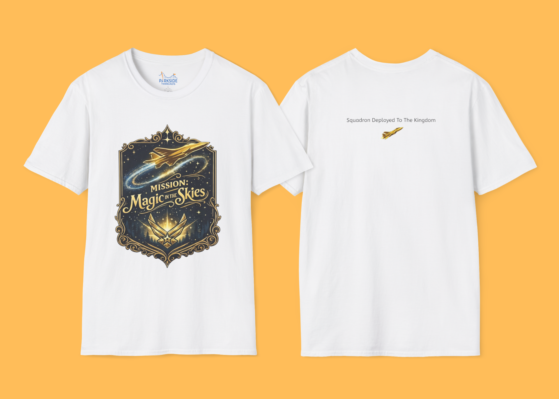 Mission Magic in the Skies Air Force Inspired Theme Park T-Shirt