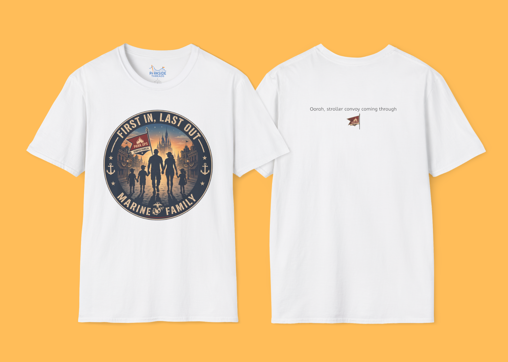 First In Last Out Marine Family Park Shirt