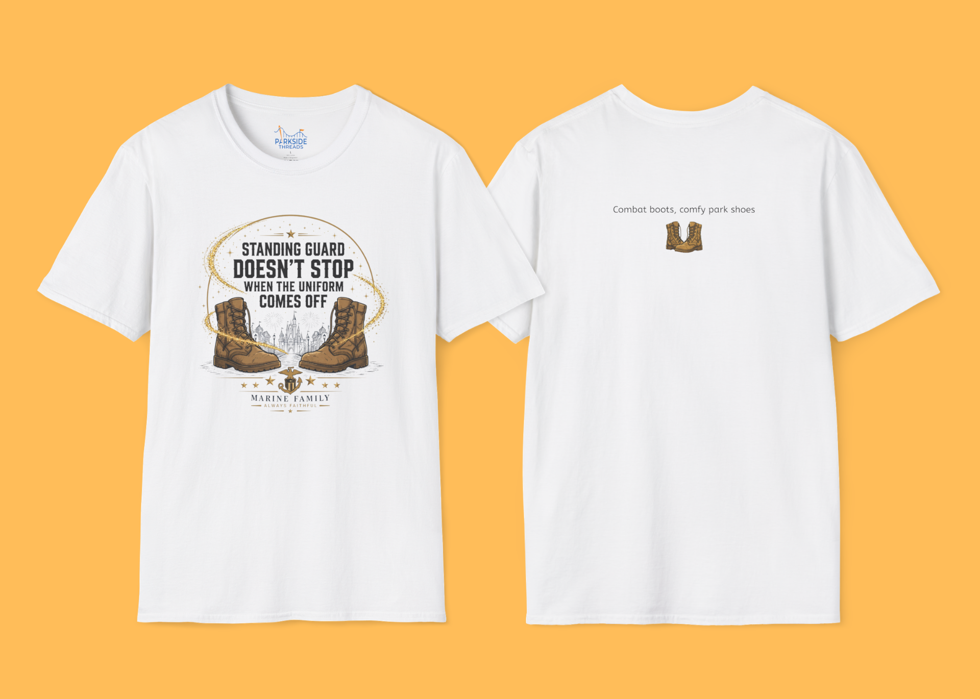 Standing Guard Off Duty Marines Shirt
