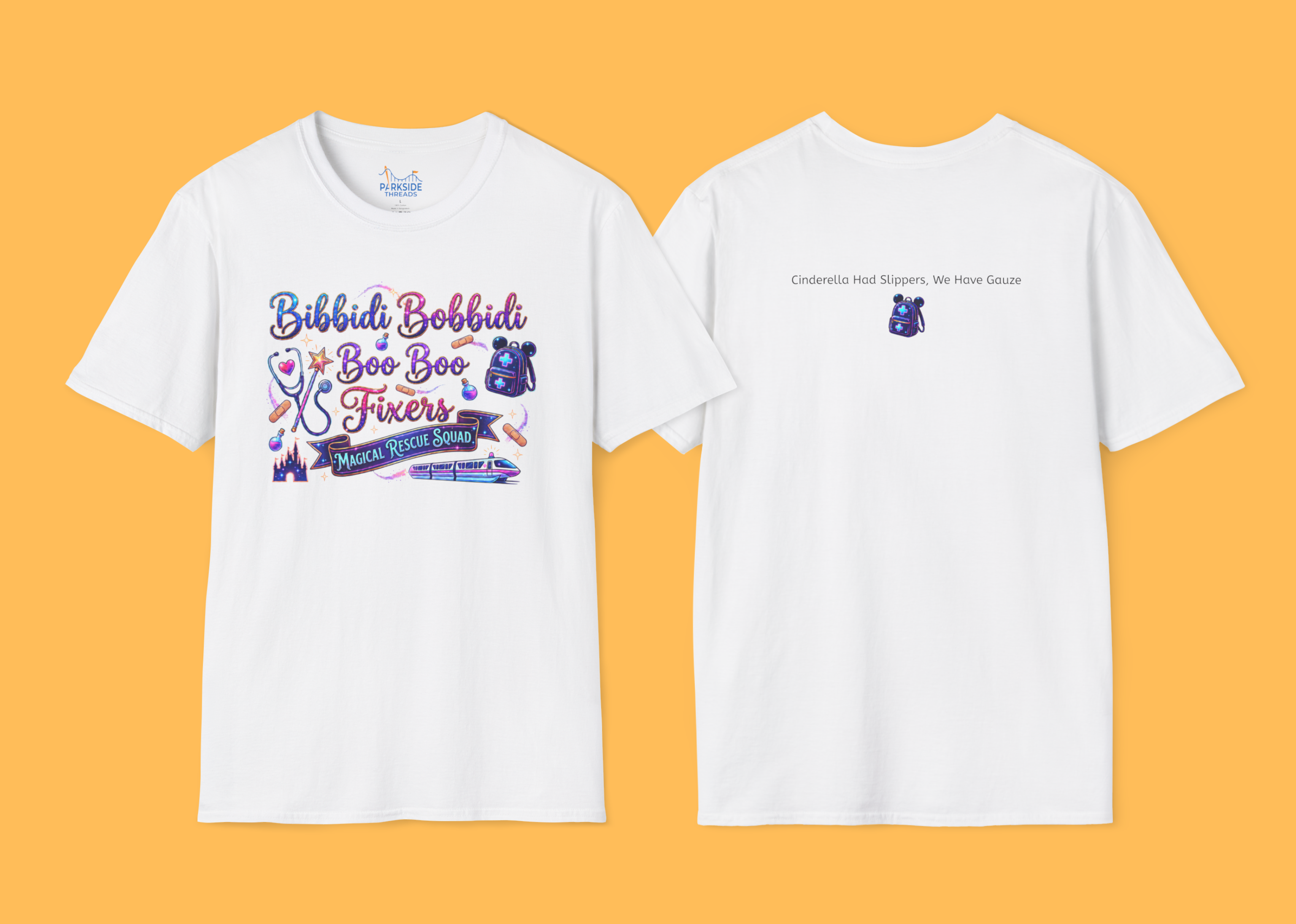 Bibbidi Bobbidi Boo Boo Fixers Magical Rescue Squad T-Shirt