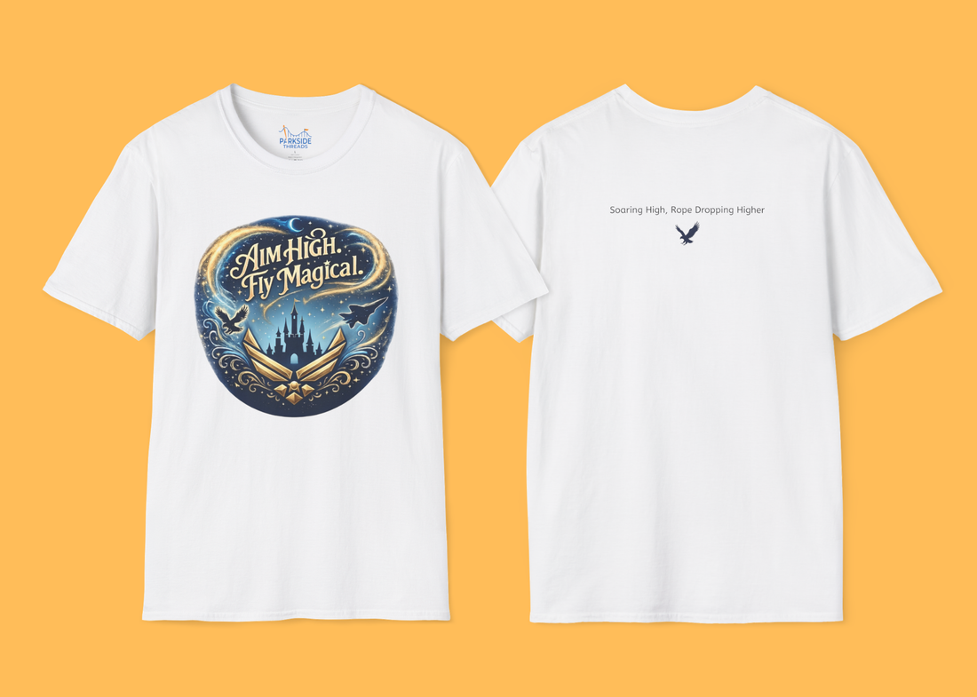 aim high, fly magical - tee shirt