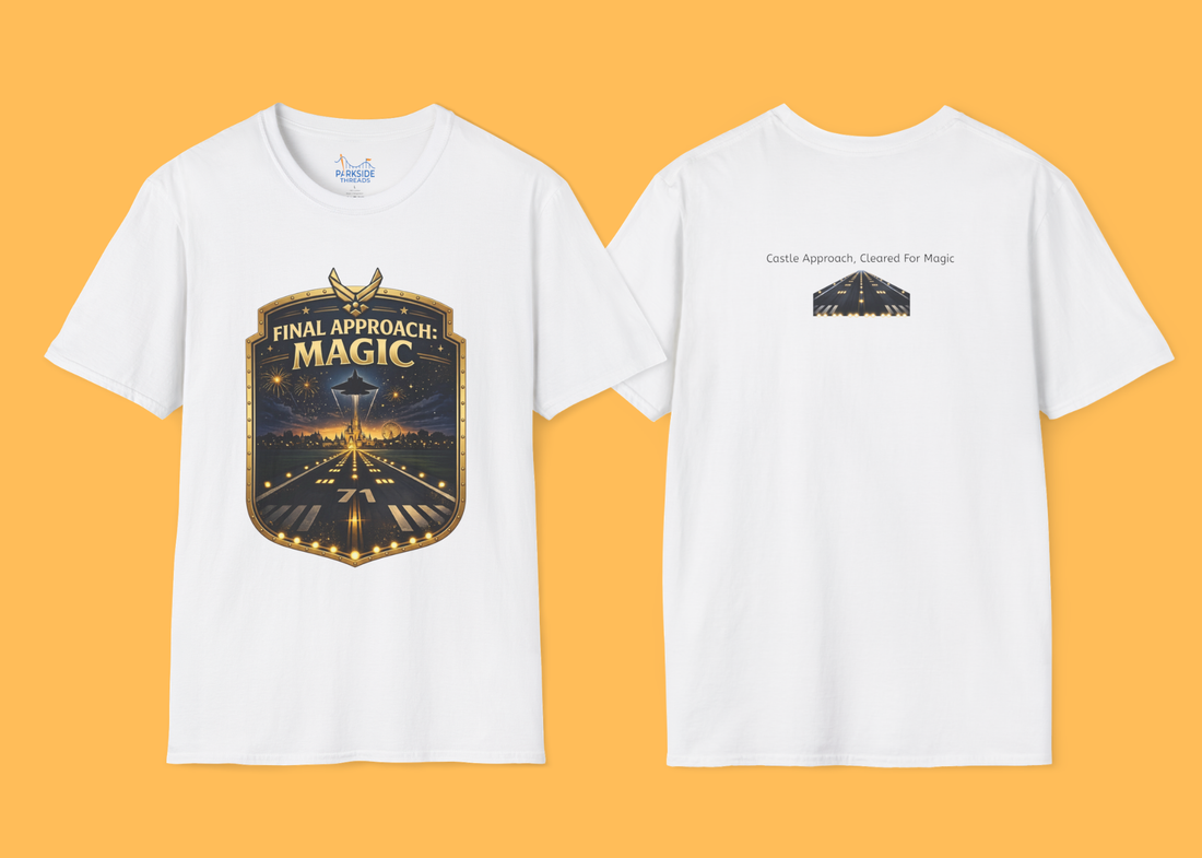 Final Approach Magic Air Force Theme Park T-Shirt
