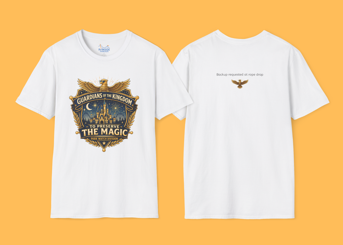 Guardians of the Kingdom Police Officer Theme Park Shirt, Off Duty Cop Vacation Tee, Law Enforcement Gift