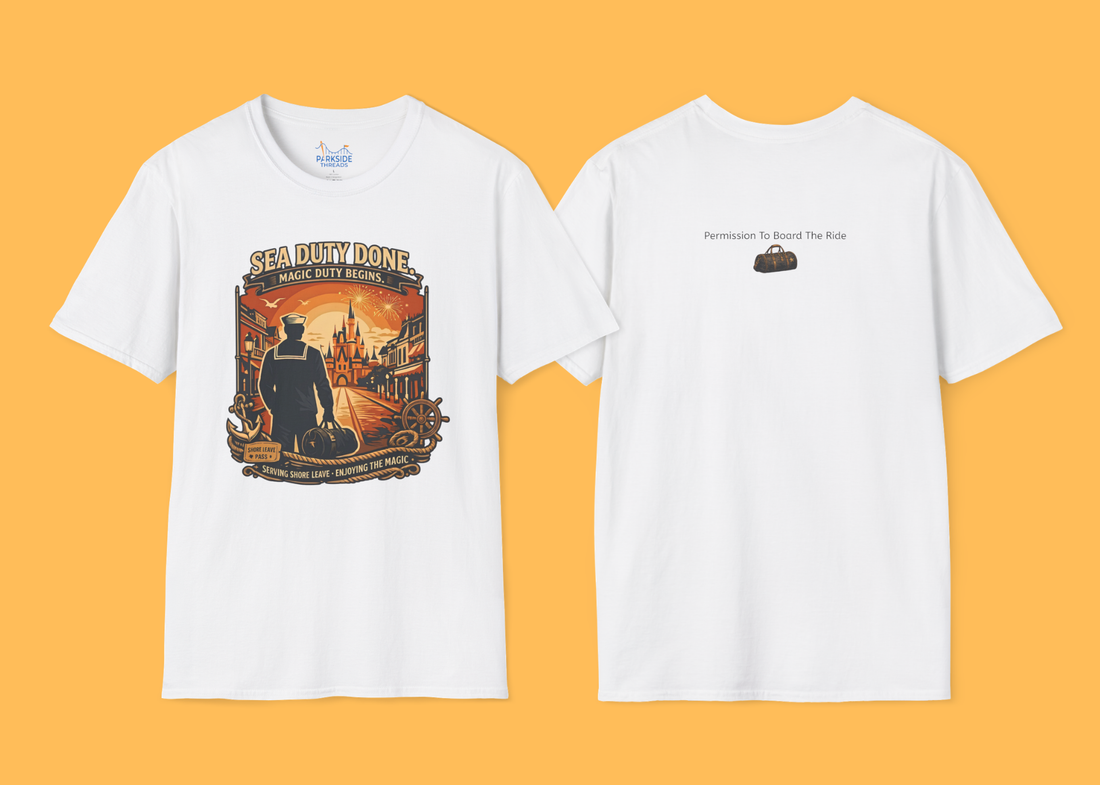 Sea Duty Done Navy Theme Park Shirt