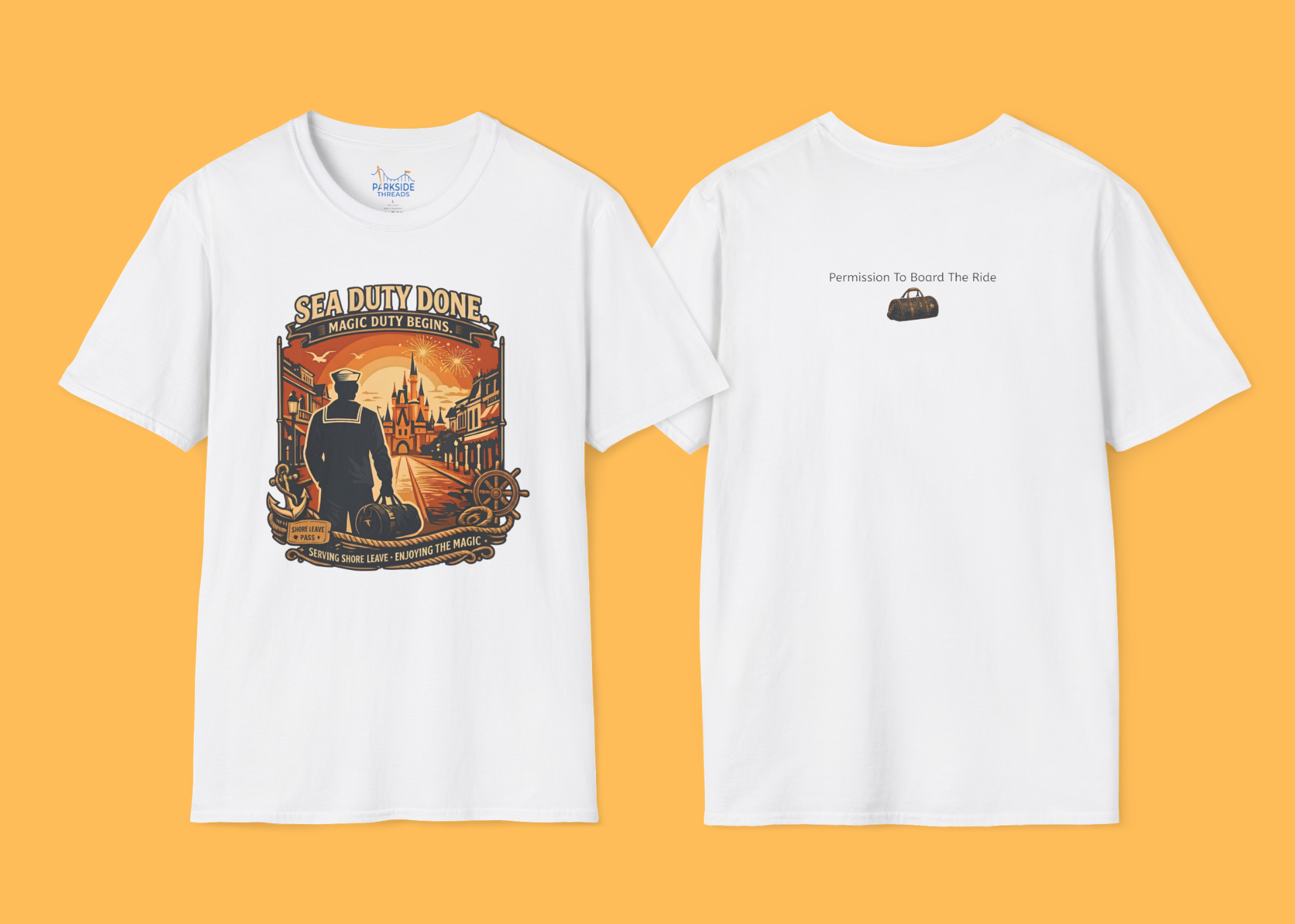 Sea Duty Done Navy Theme Park Shirt