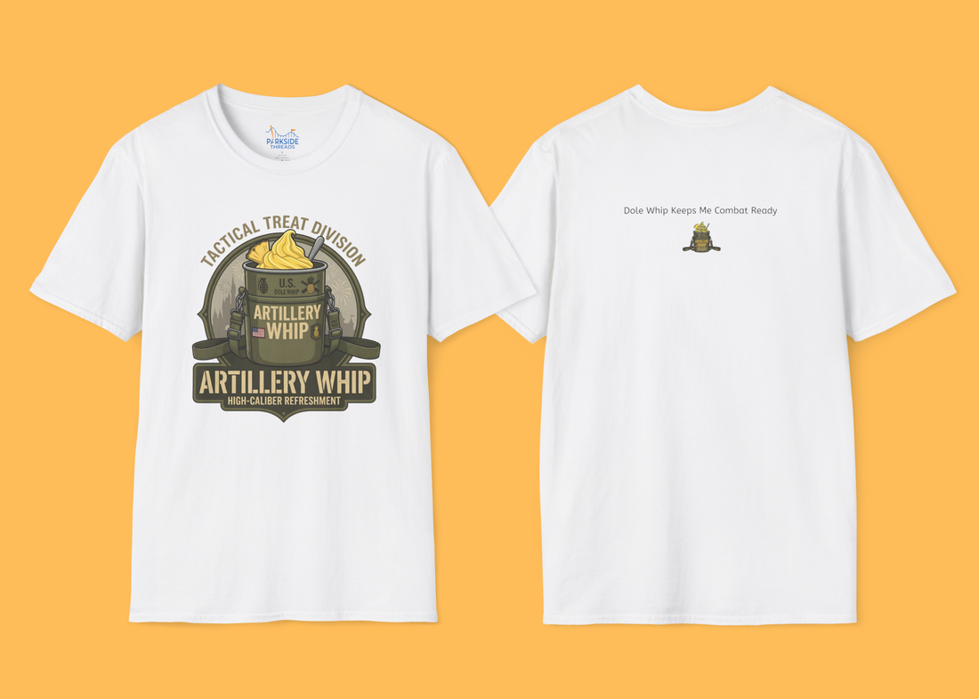 Artillery Whip Army Snack Shirt – Funny Military Theme Park Tee