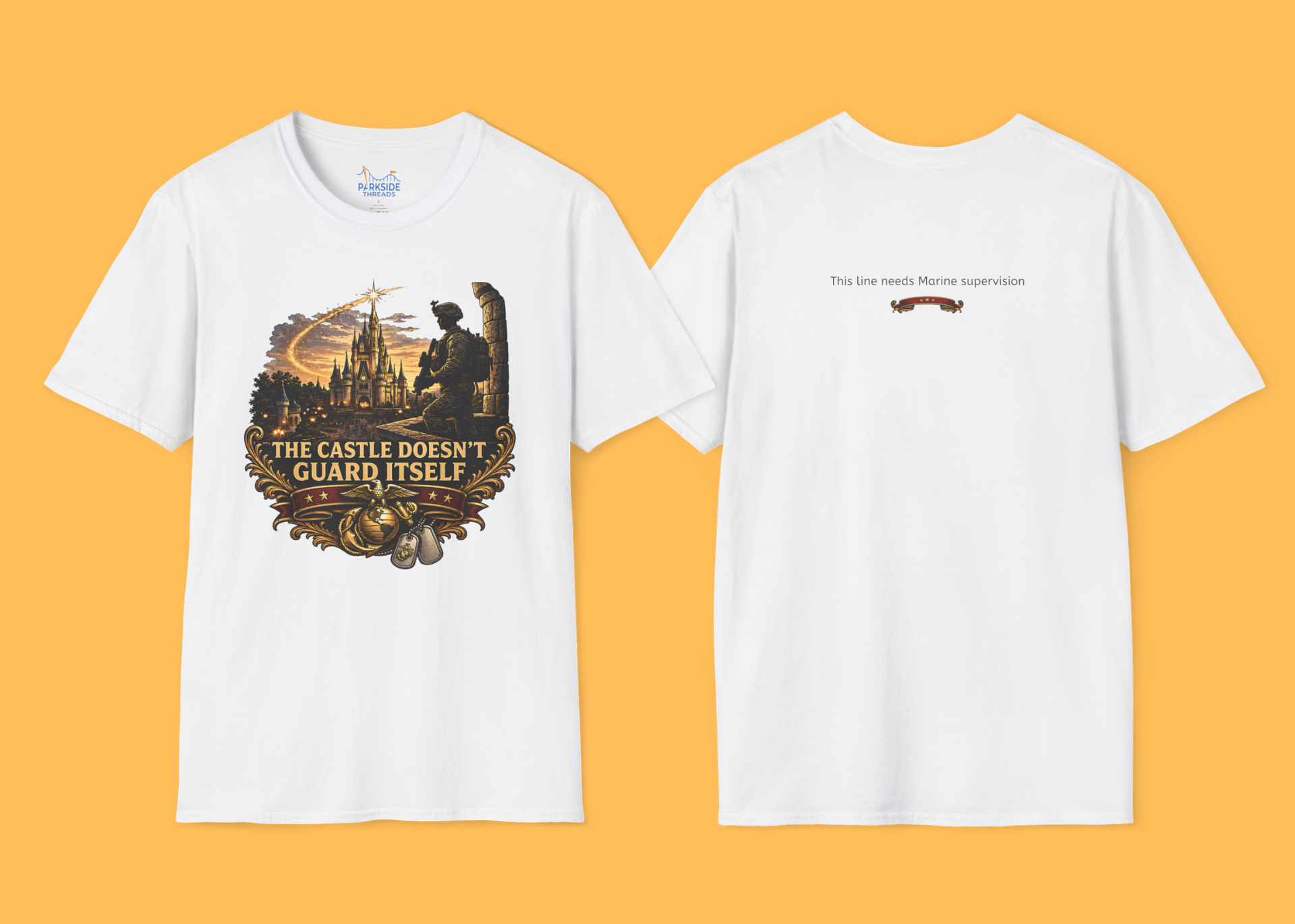 The Castle Doesn’t Guard Itself Marine Shirt