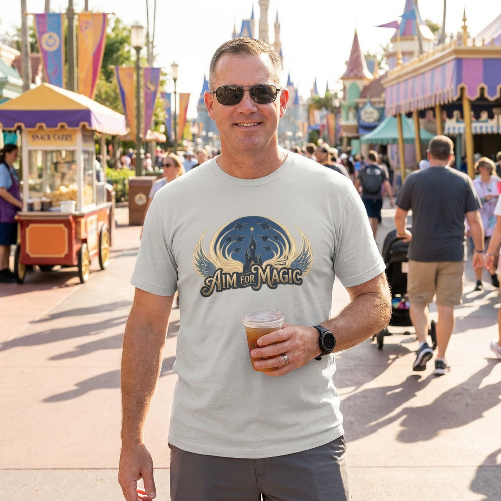 Aim for Magic Air Force Inspired Theme Park T-Shirt