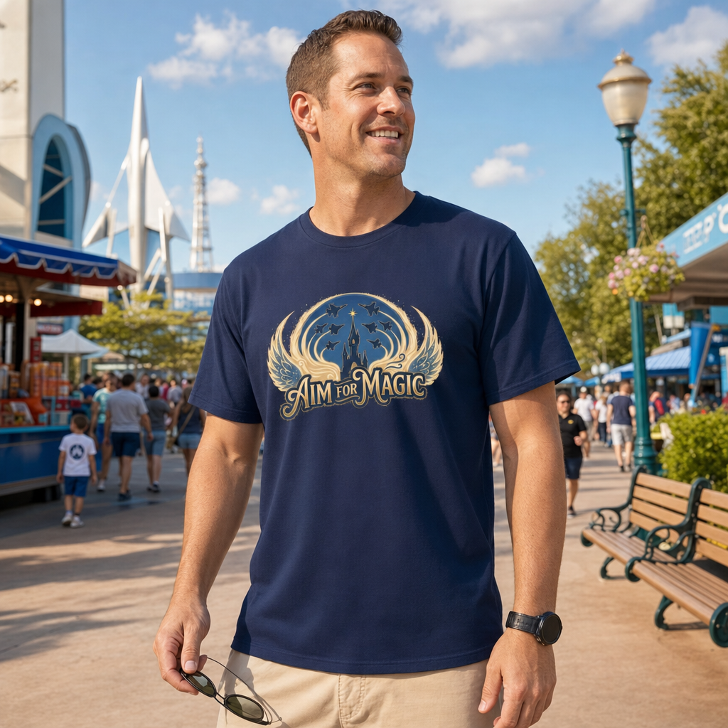Aim for Magic Air Force Inspired Theme Park T-Shirt