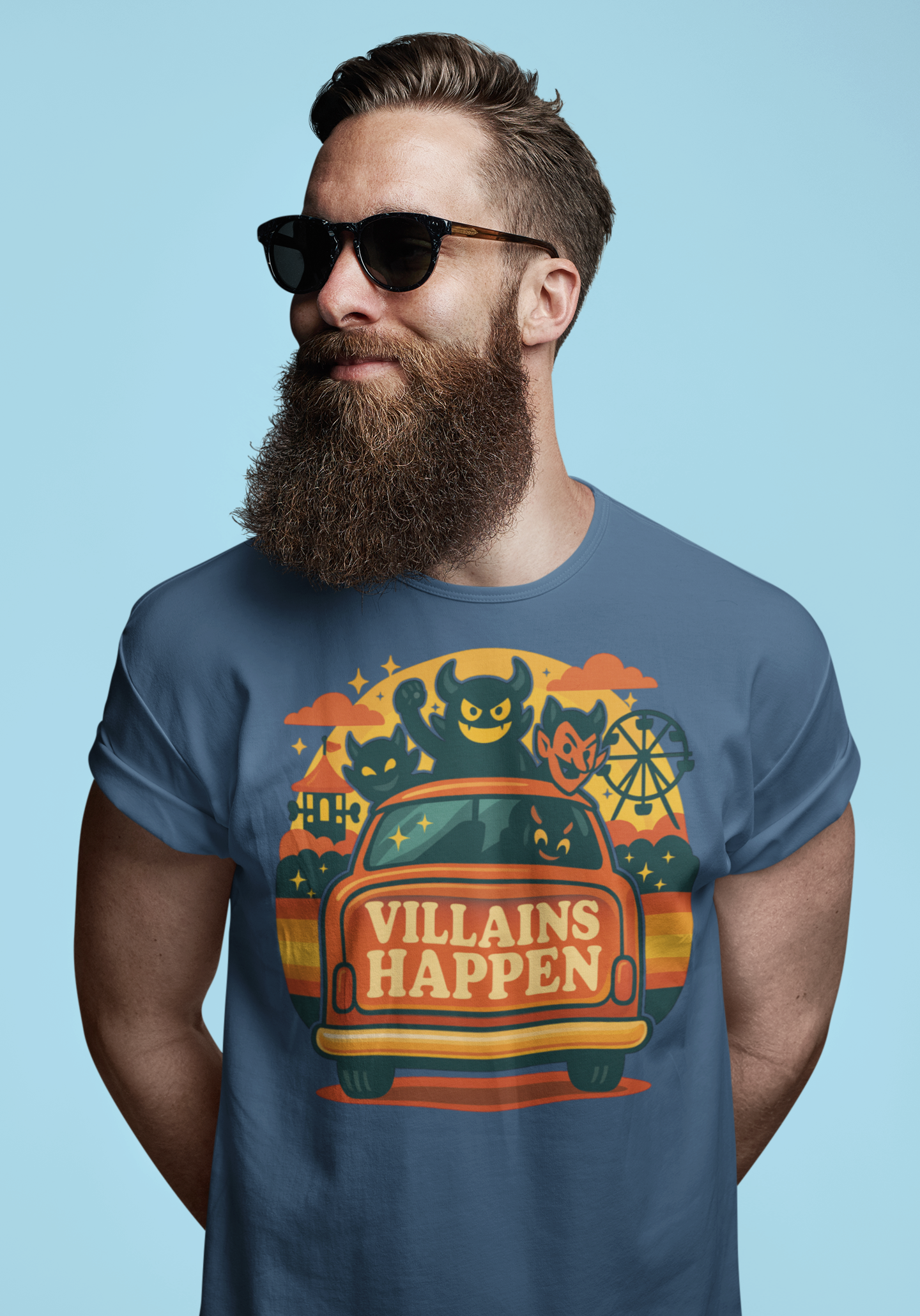Villains Happen Park Dad Tee