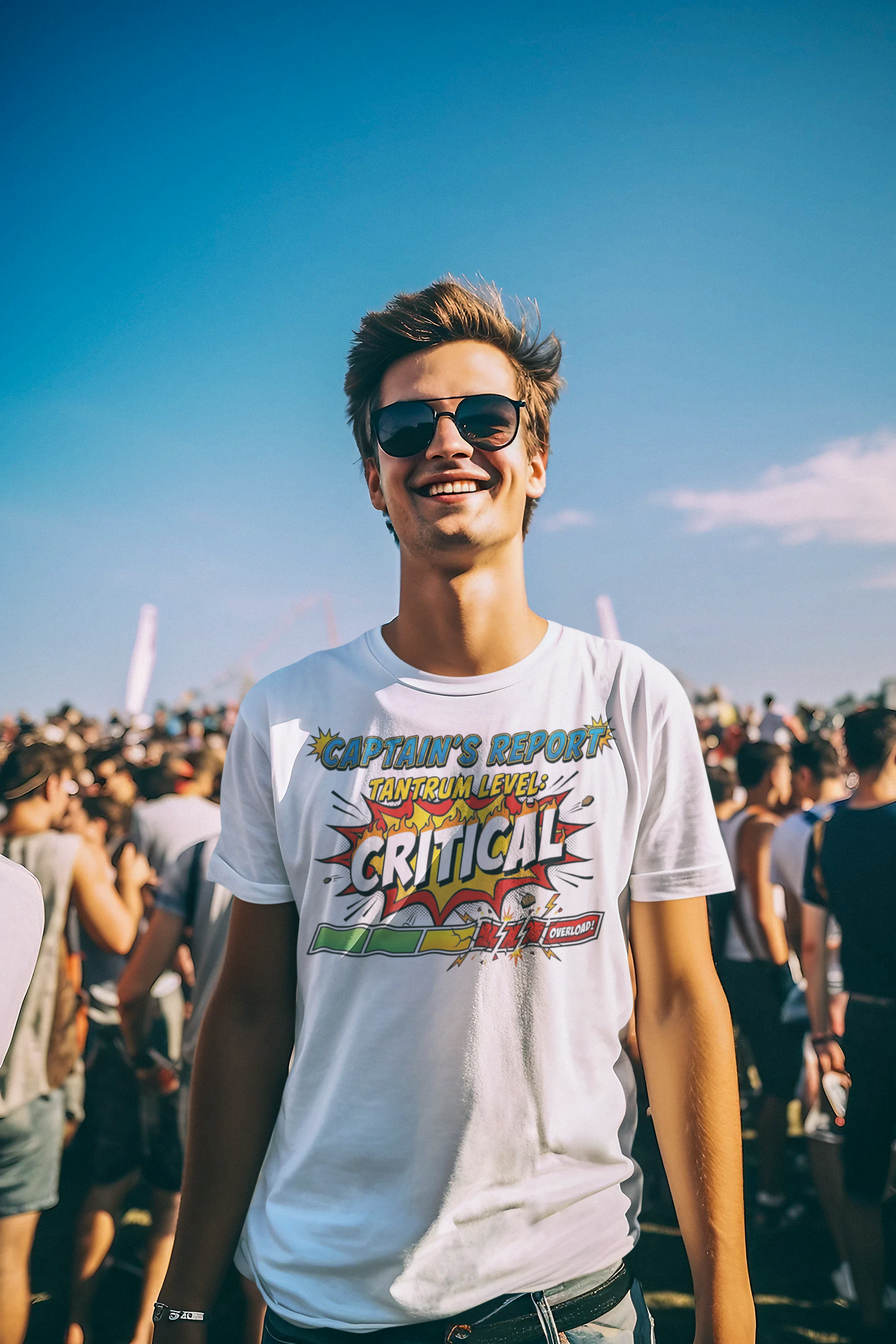 Tantrum Level: Critical | Funny Kids Comic Graphic Tee