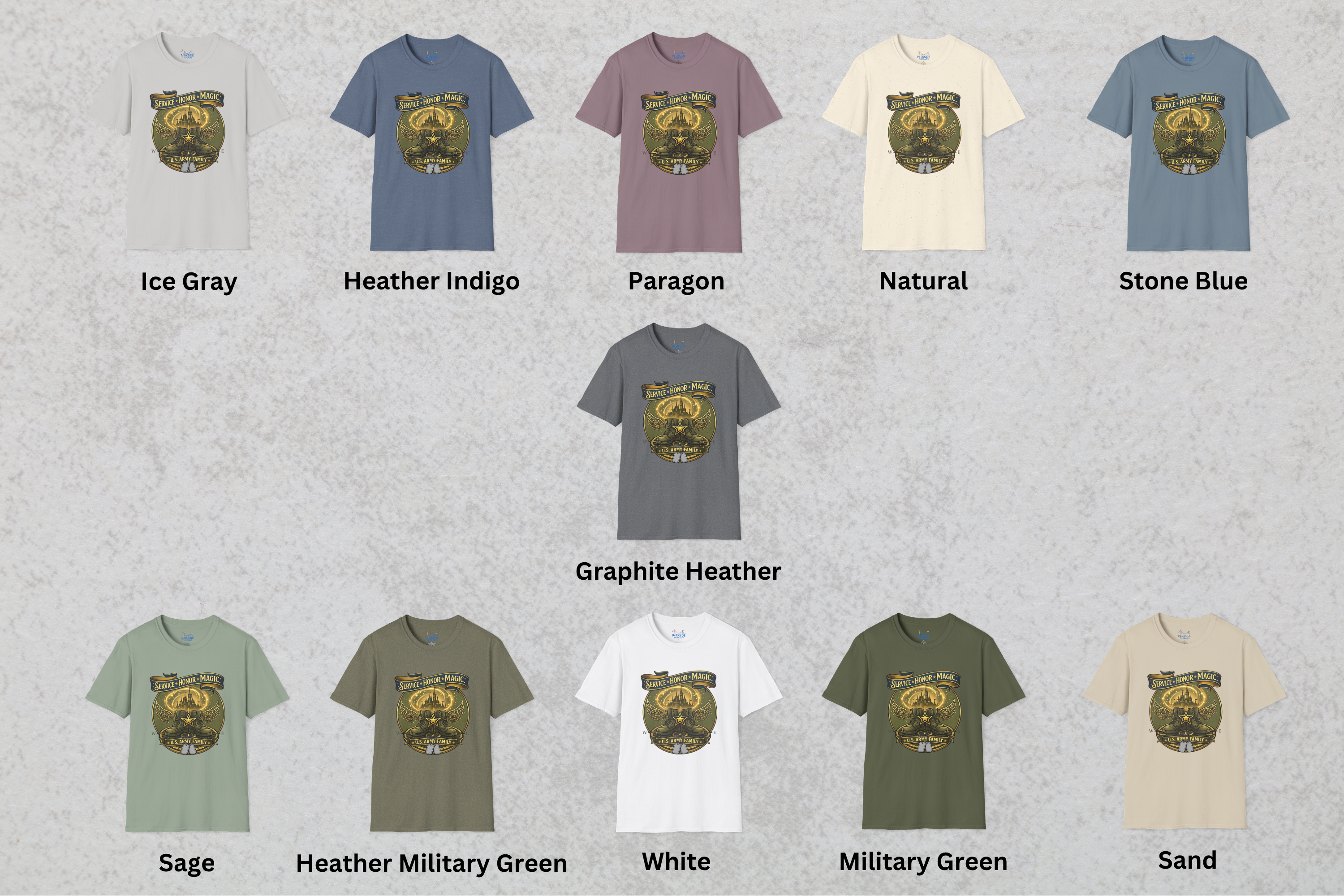 Service Honor Magic Army Family Shirt
