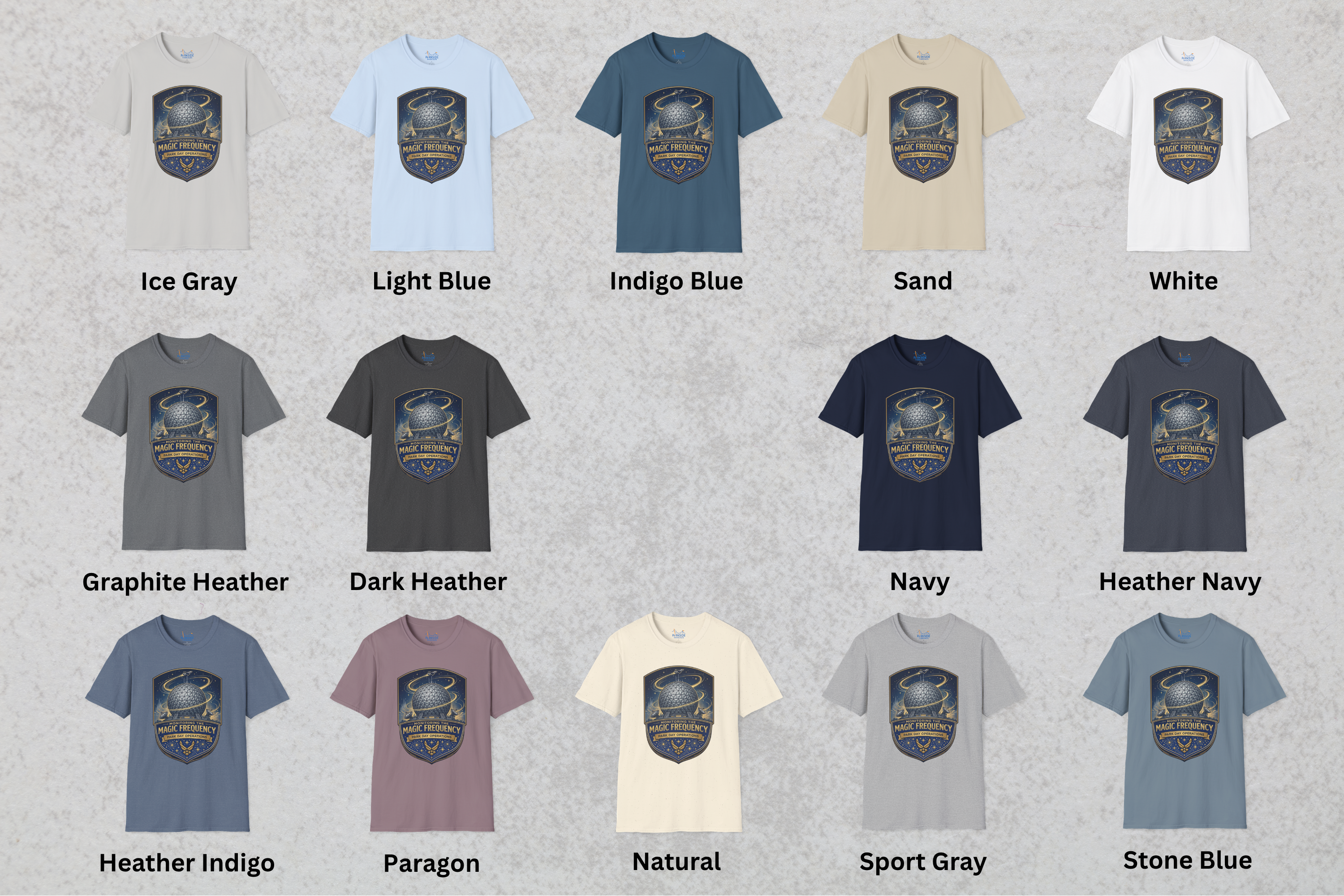 Monitoring the Magic Frequency Air Force Theme Park T-Shirt