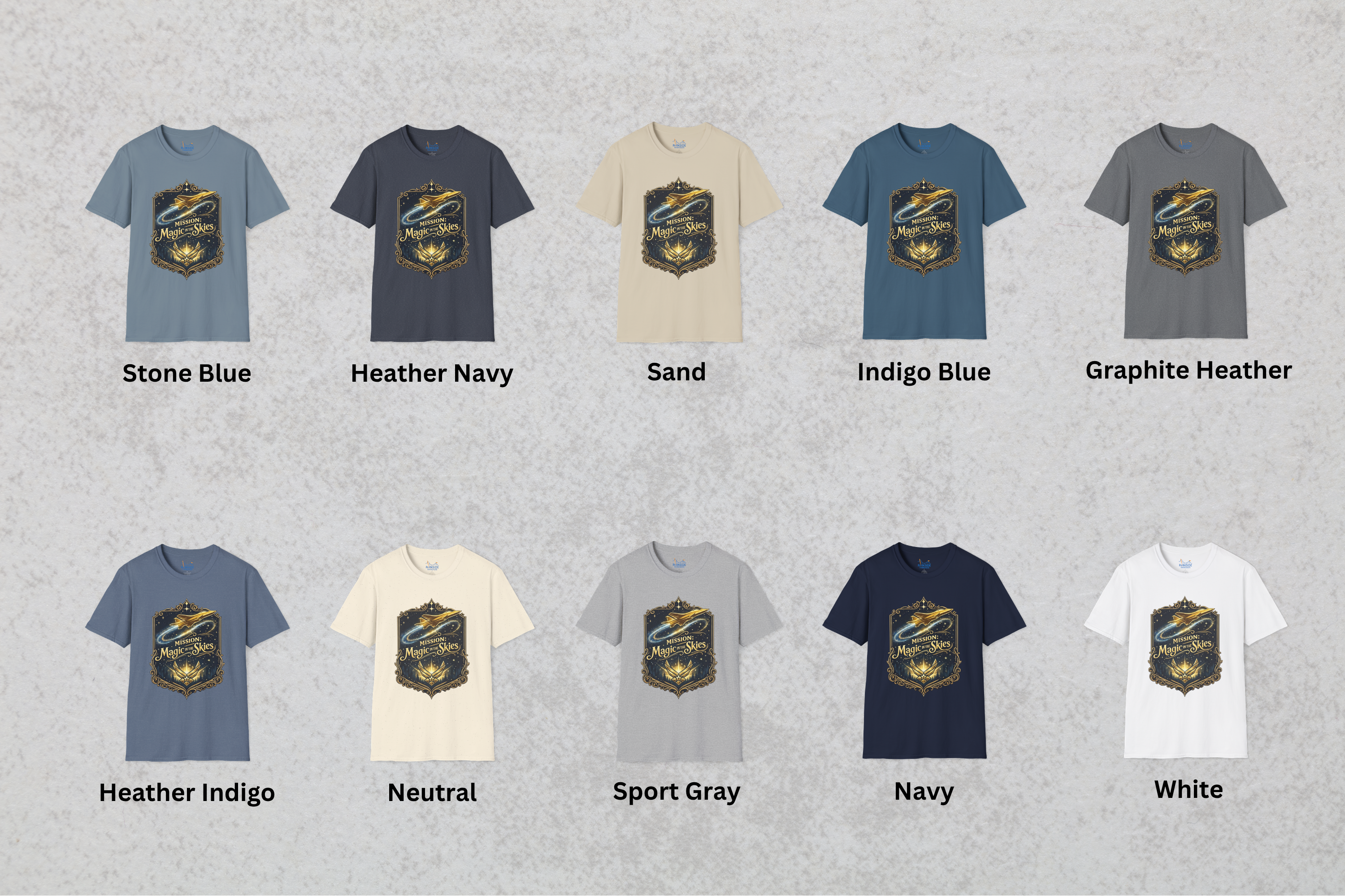 Mission Magic in the Skies Air Force Inspired Theme Park T-Shirt