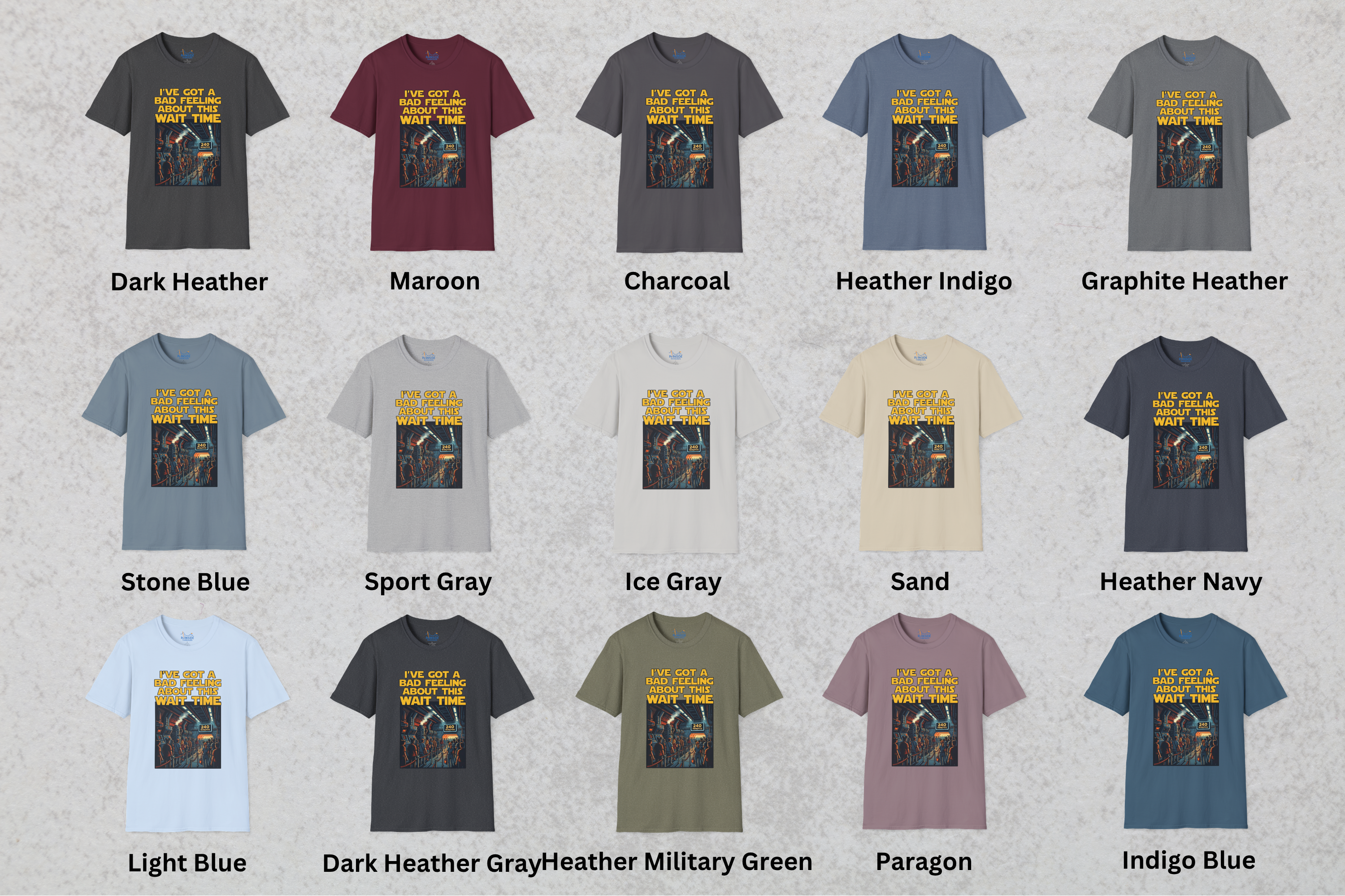 Bad Feeling About This Wait Time Theme Park Shirt