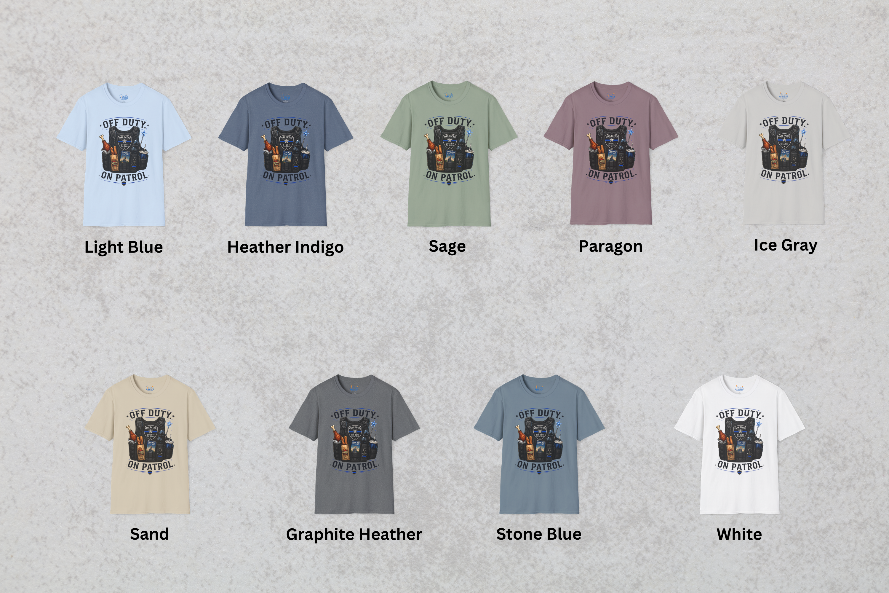 Off Duty On Patrol Police Officer Theme Park Shirt, Law Enforcement Vacation Tee, Cop Gift