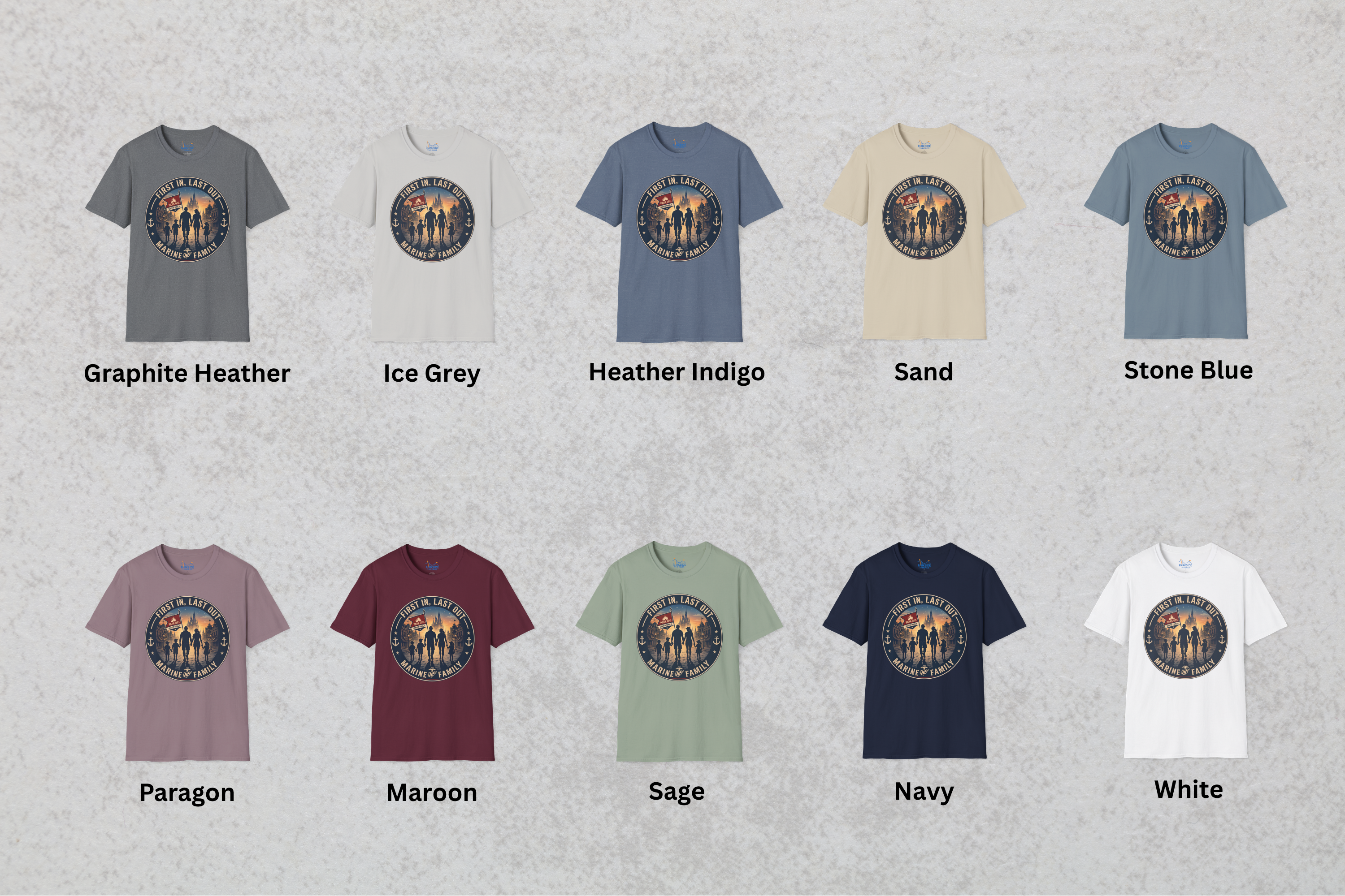 First In Last Out Marine Family Park Shirt