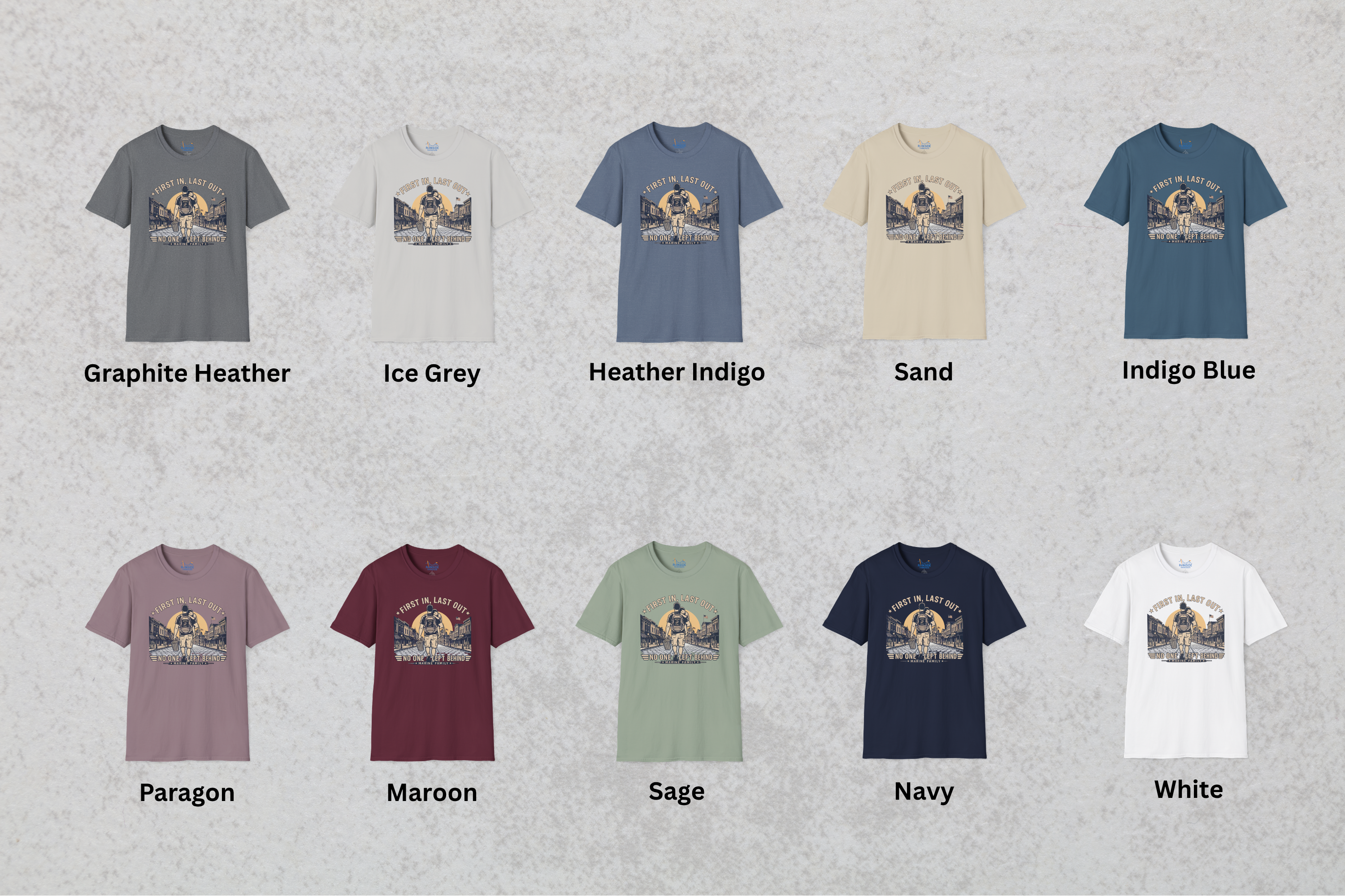 First In Last Out Marine Family Shirt
