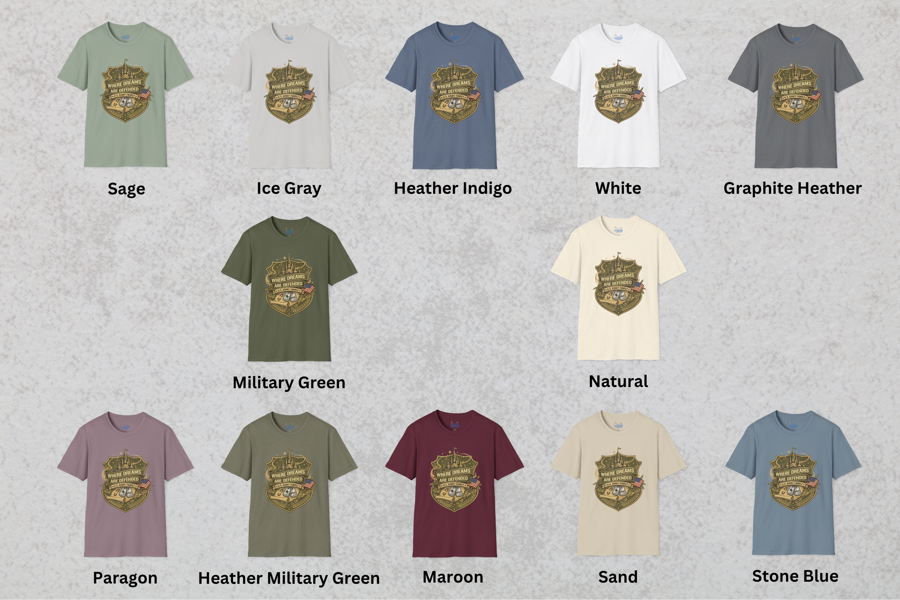 Where Dreams Are Defended Army Family Theme Park Shirt, Military Vacation Tee, Patriotic Gift