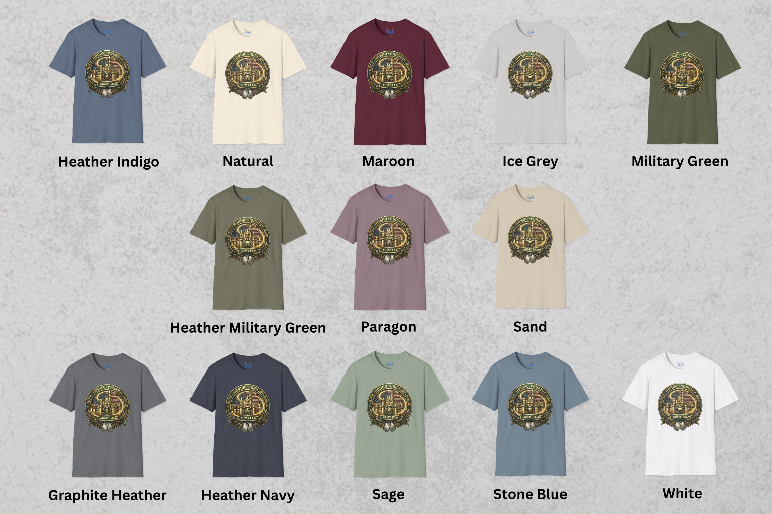 Duty Honor Country Magic Army Family Shirt