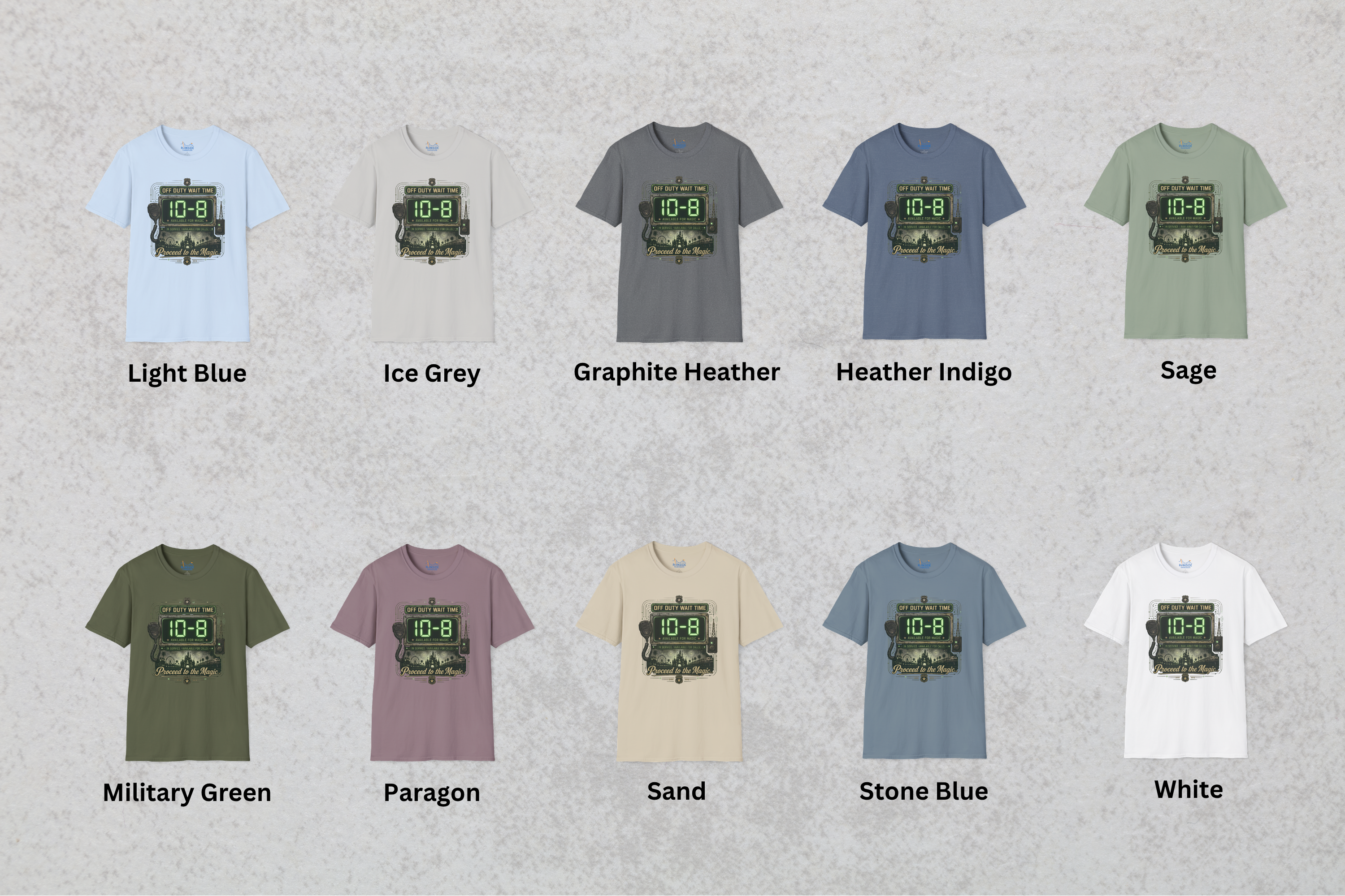 10-8 Available For Magic Police Officer Theme Park Shirt, Law Enforcement Vacation Tee, Off Duty Cop Gift
