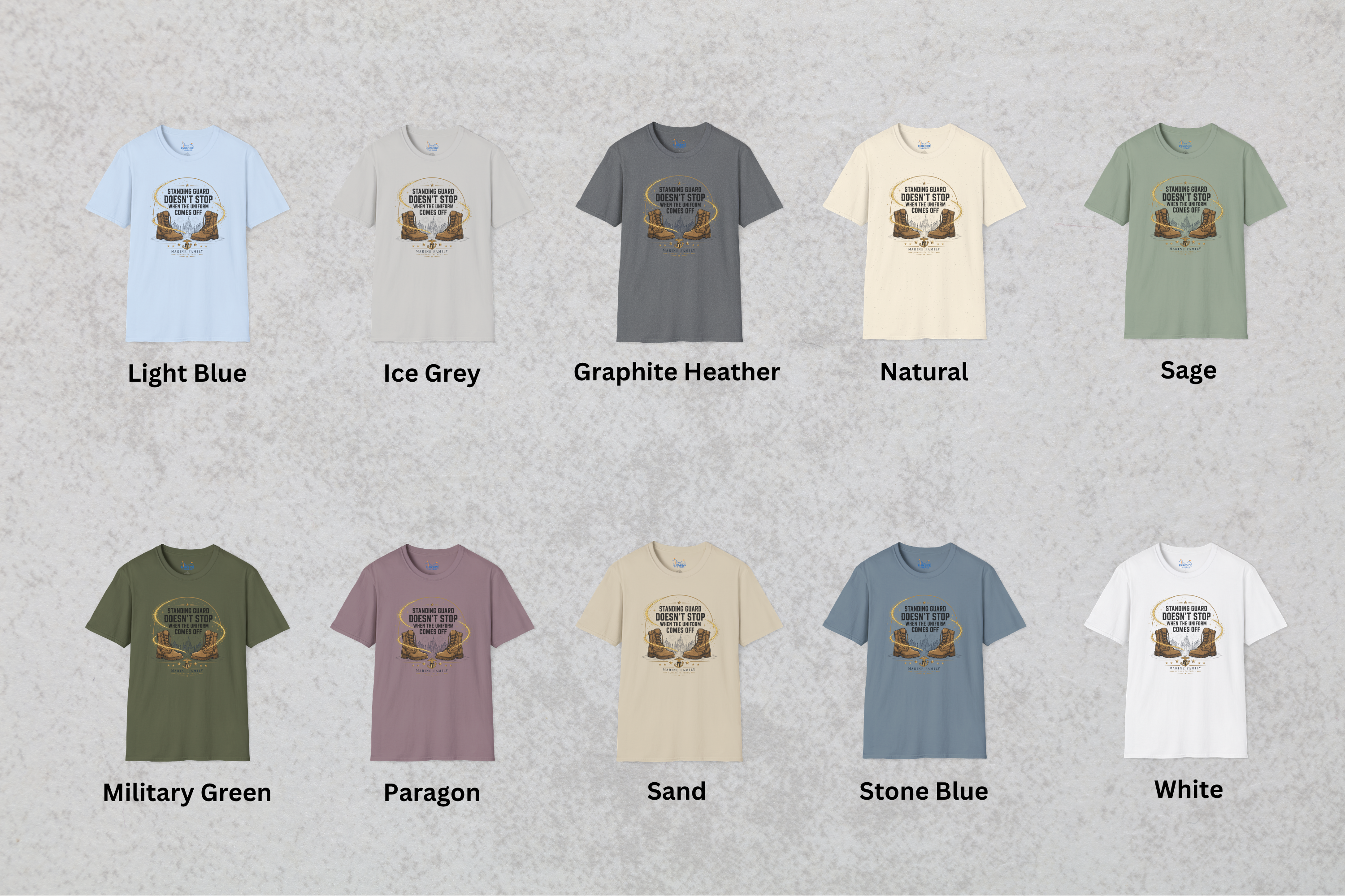 Standing Guard Off Duty Marines Shirt