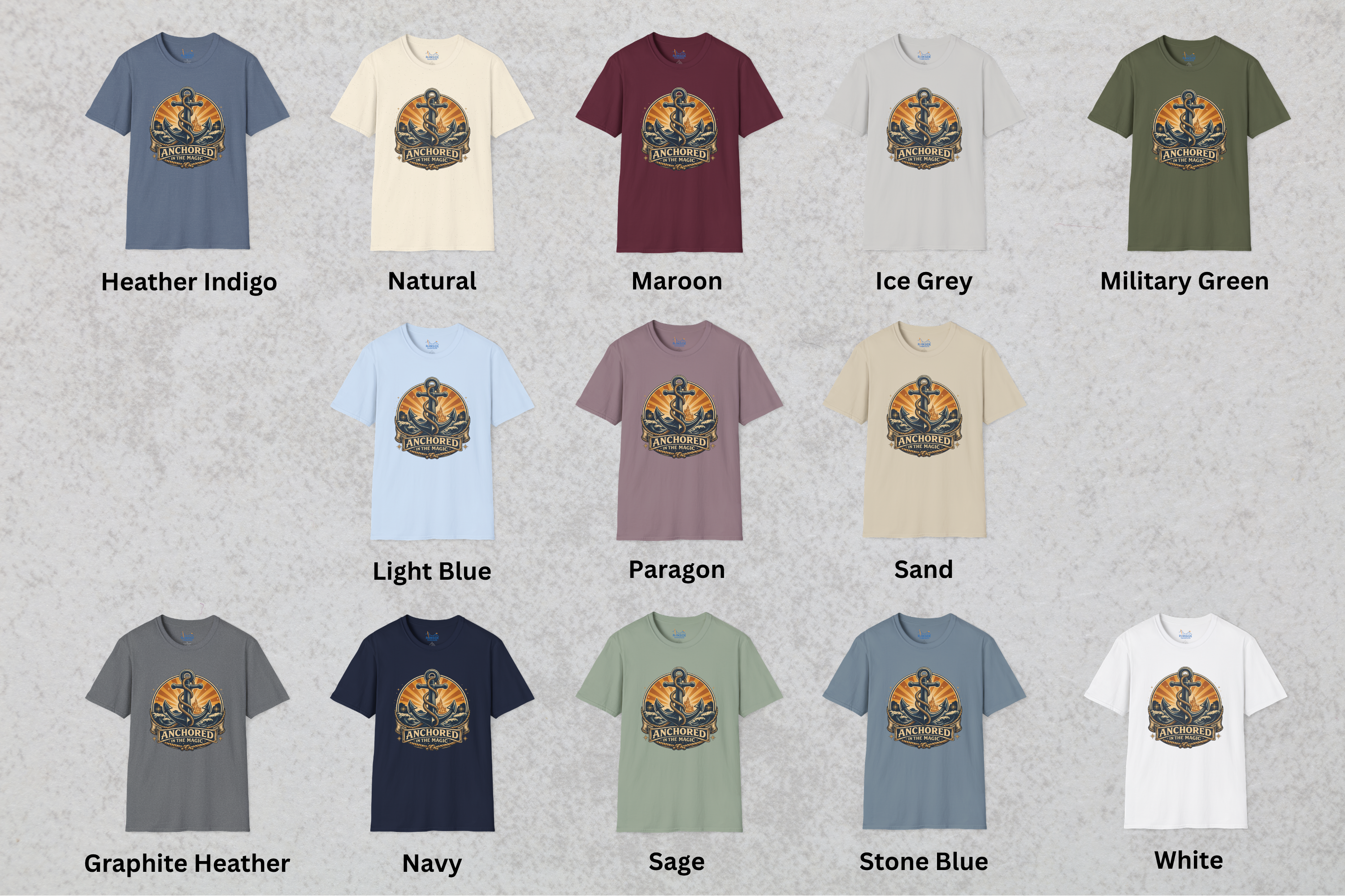Anchored in the Magic Navy Shirt