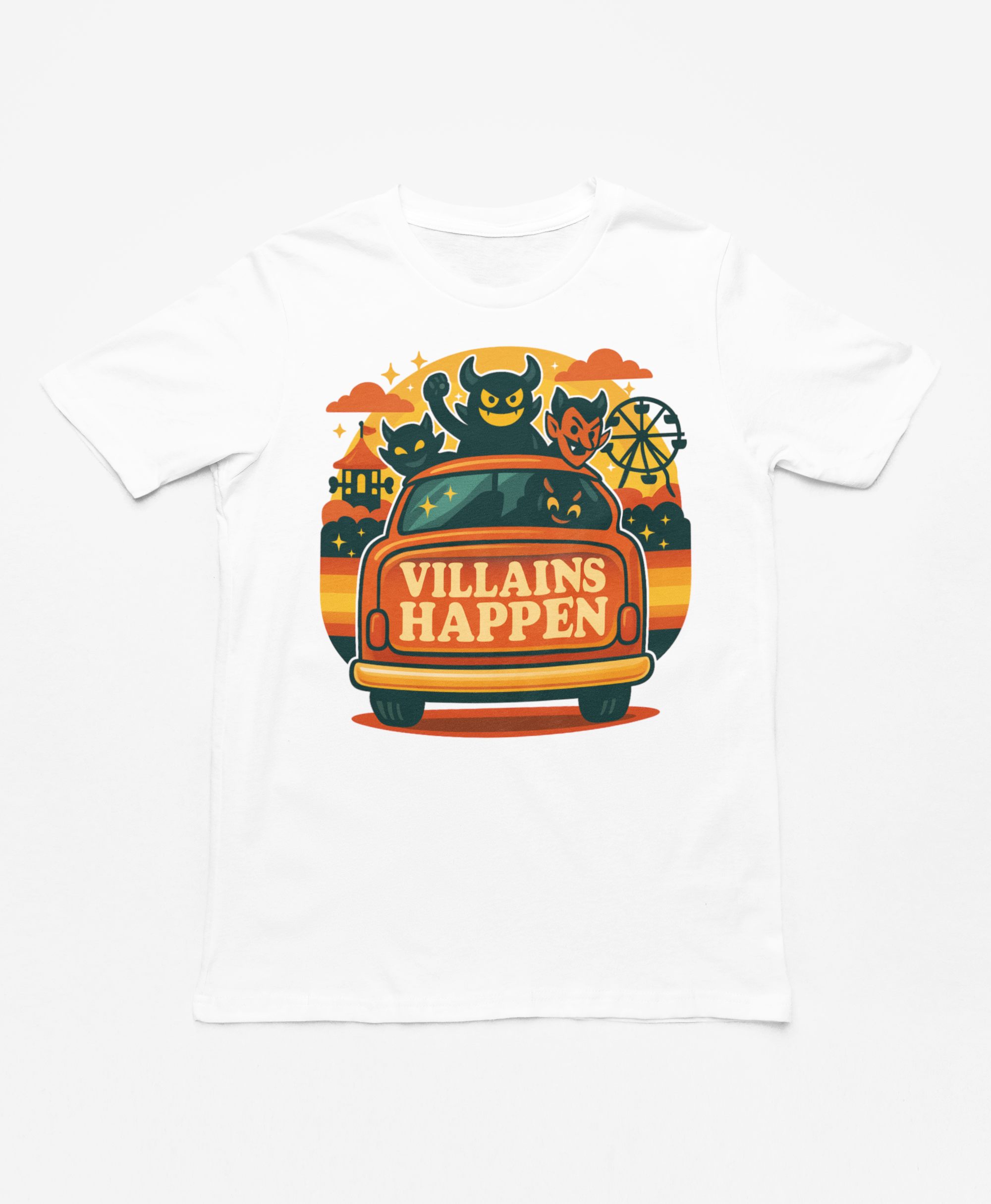 Villains Happen Park Dad Tee