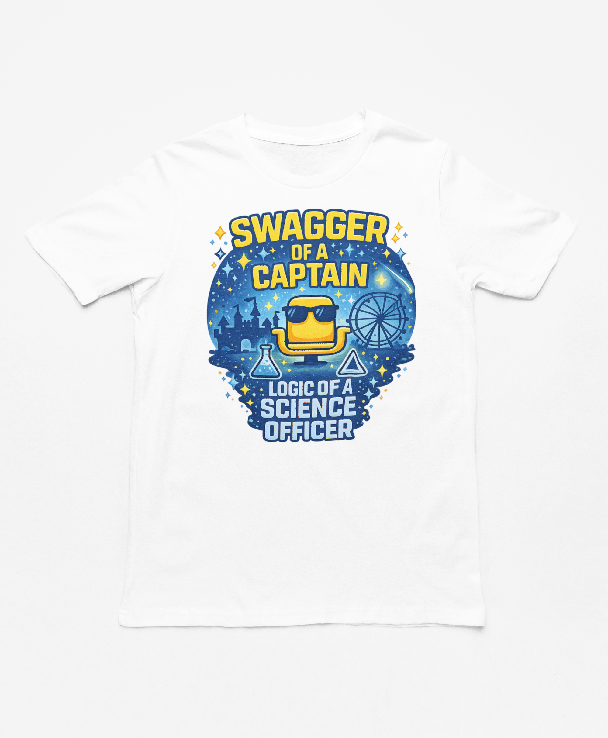 Captain Swagger. Science Officer Logic. Tee