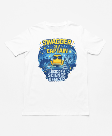 Captain Swagger. Science Officer Logic. Tee