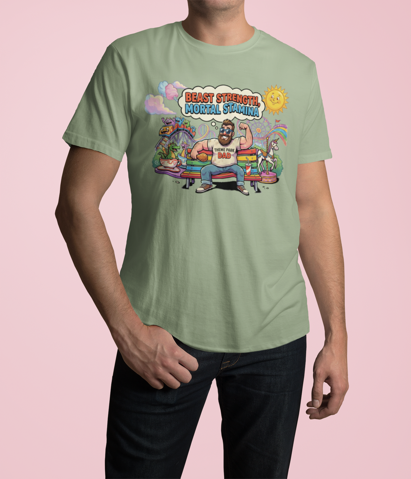 Beast Strength. Mortal Stamina. Tee