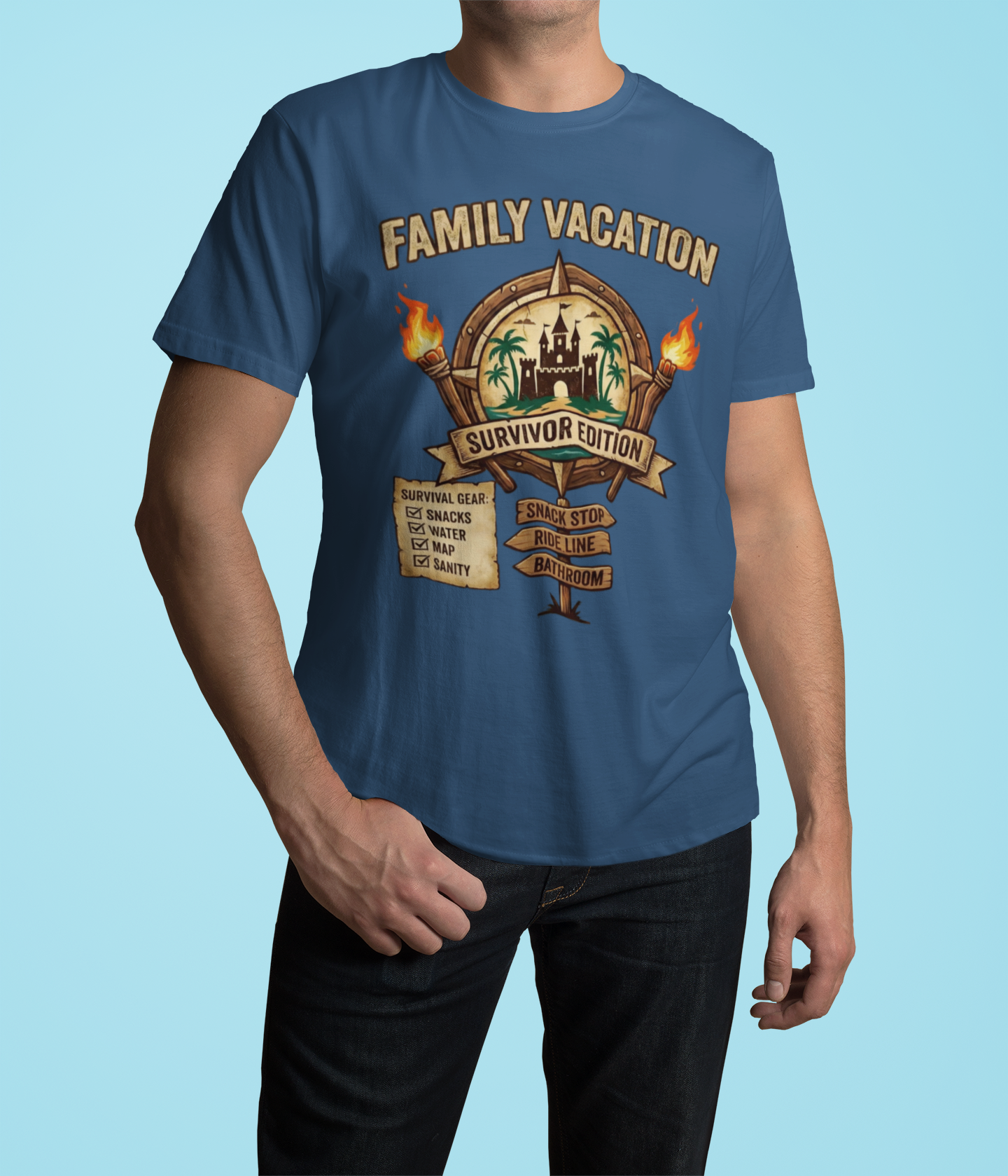 Family Vacation Survivor Tee