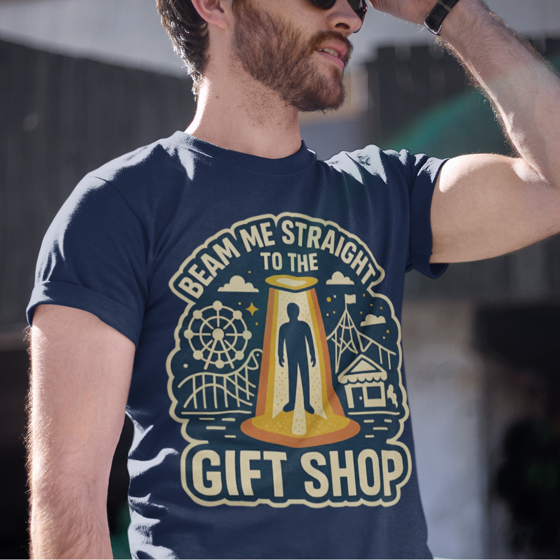 Beam Me Straight to the Gift Shop Tee – Merch First Energy
