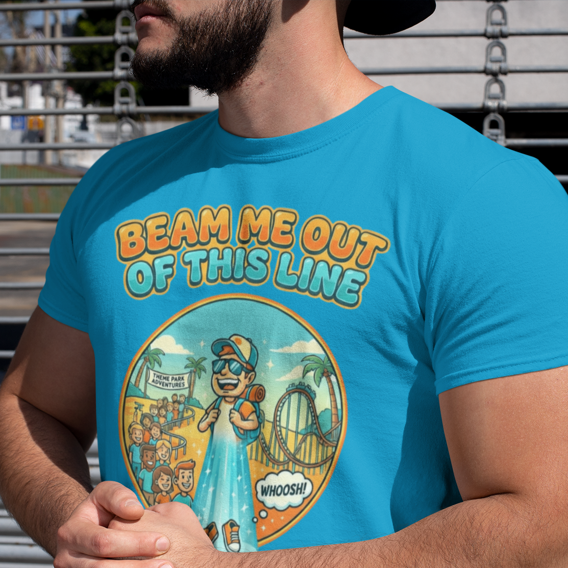Beam Me Out of This Line Tee