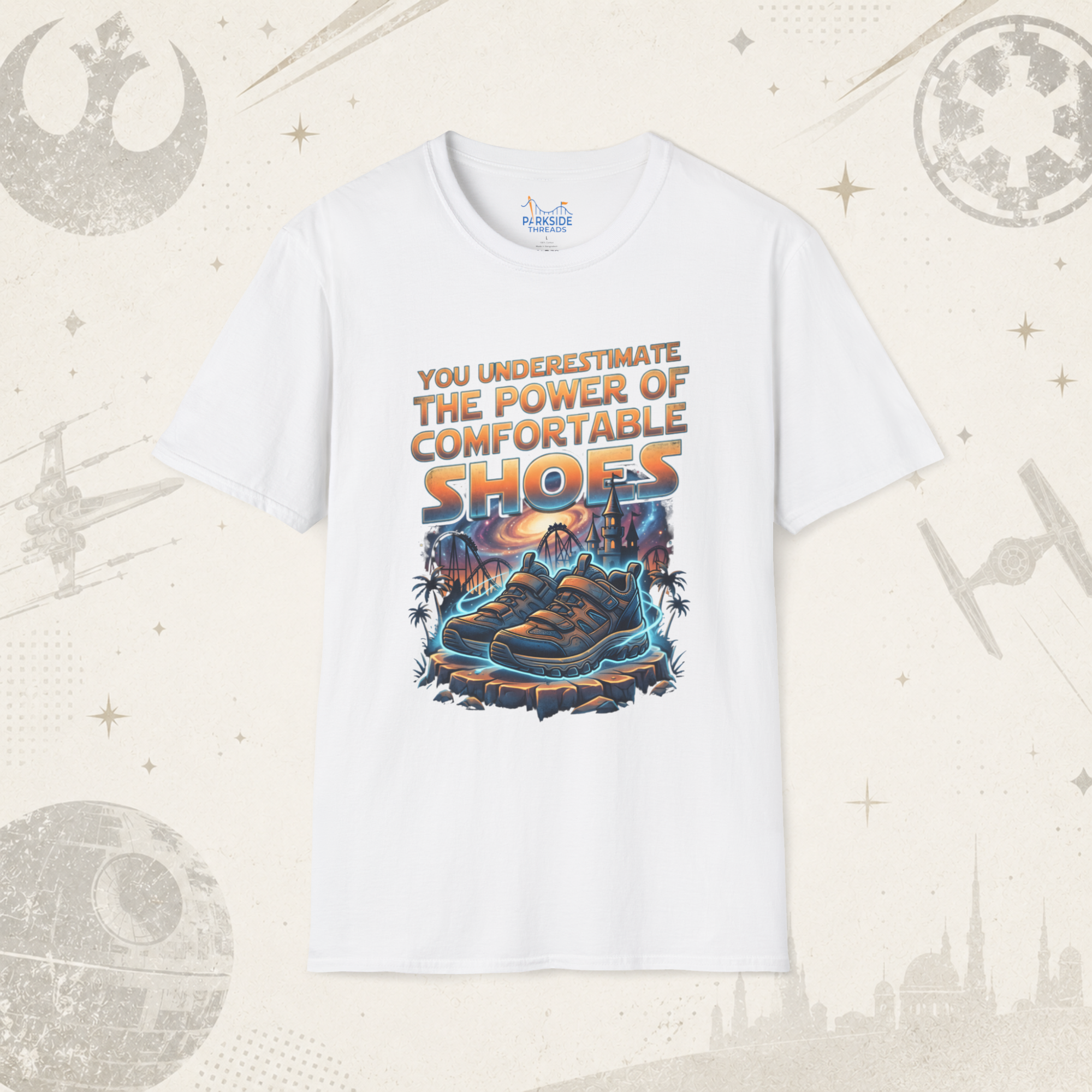 Comfortable Shoes Star Wars Theme Park Shirt