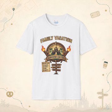 Family Vacation Survivor Edition Park Dad Shirt – Funny Theme Park Dad Tee