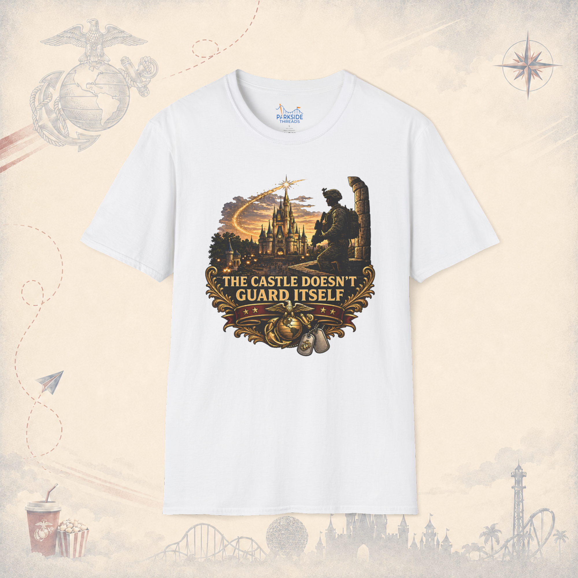 The Castle Doesn’t Guard Itself Marine Shirt