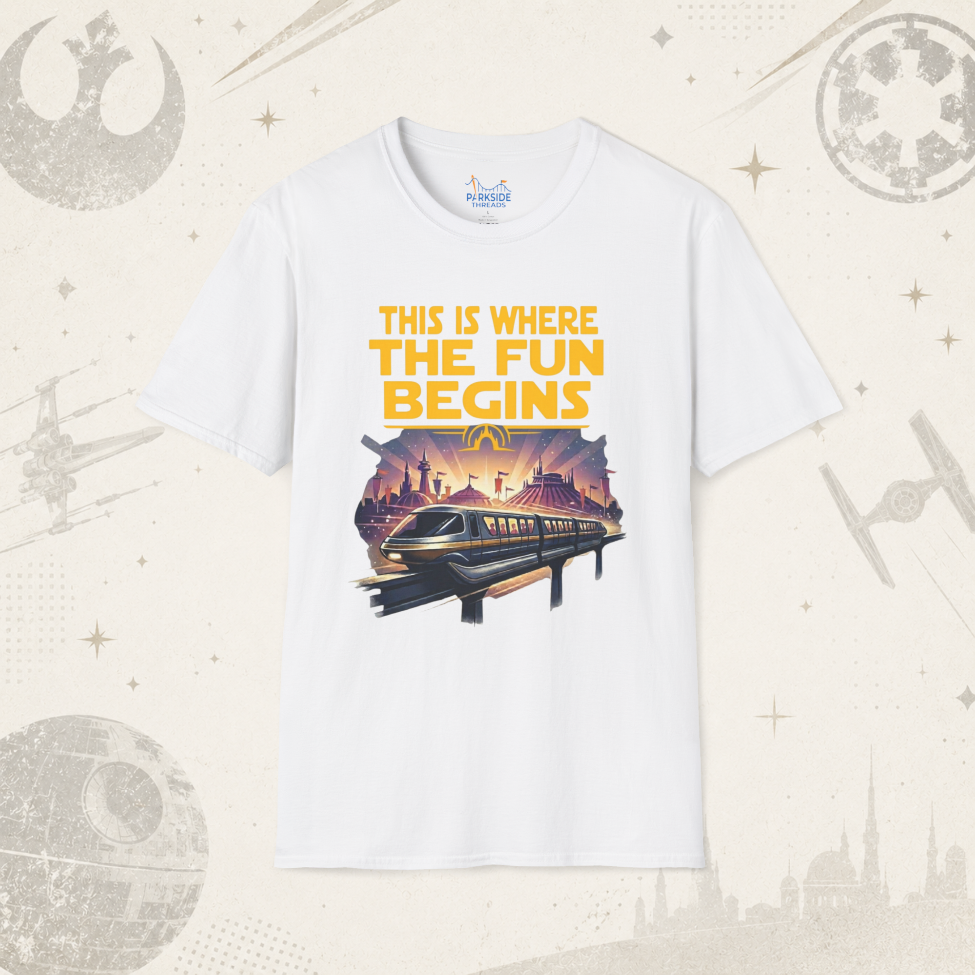 This Is Where the Fun Begins Star Wars Vacation Tee