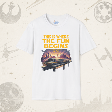 This Is Where the Fun Begins Star Wars Vacation Tee