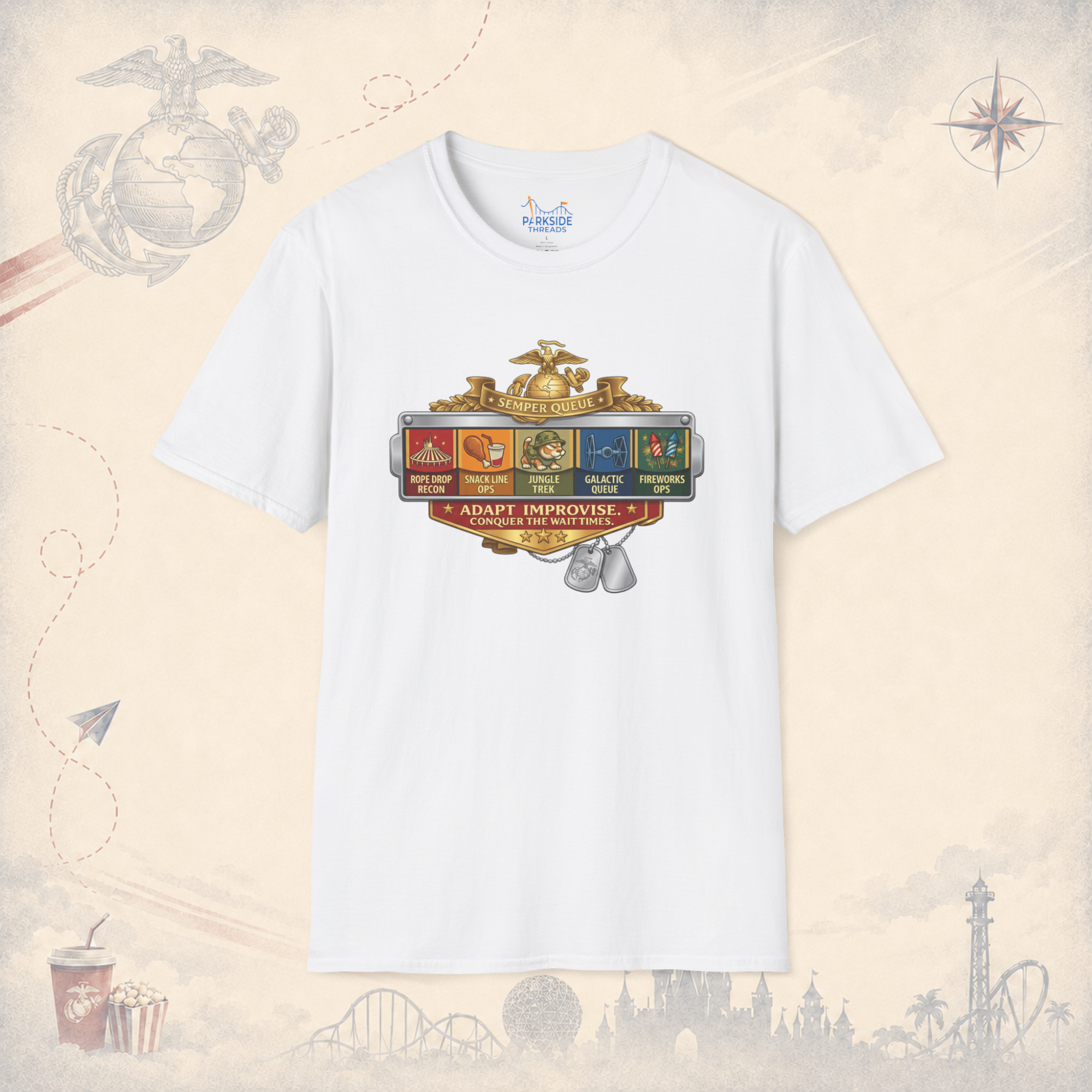 Adapt Improvise Wait Times Marines Shirt