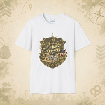 Where Dreams Are Defended Army Family Theme Park Shirt, Military Vacation Tee, Patriotic Gift