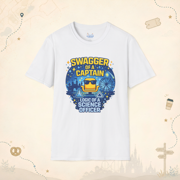 Swagger Of A Captain Logic Of A Science Officer Shirt – Star Trek Inspired Dad Tee